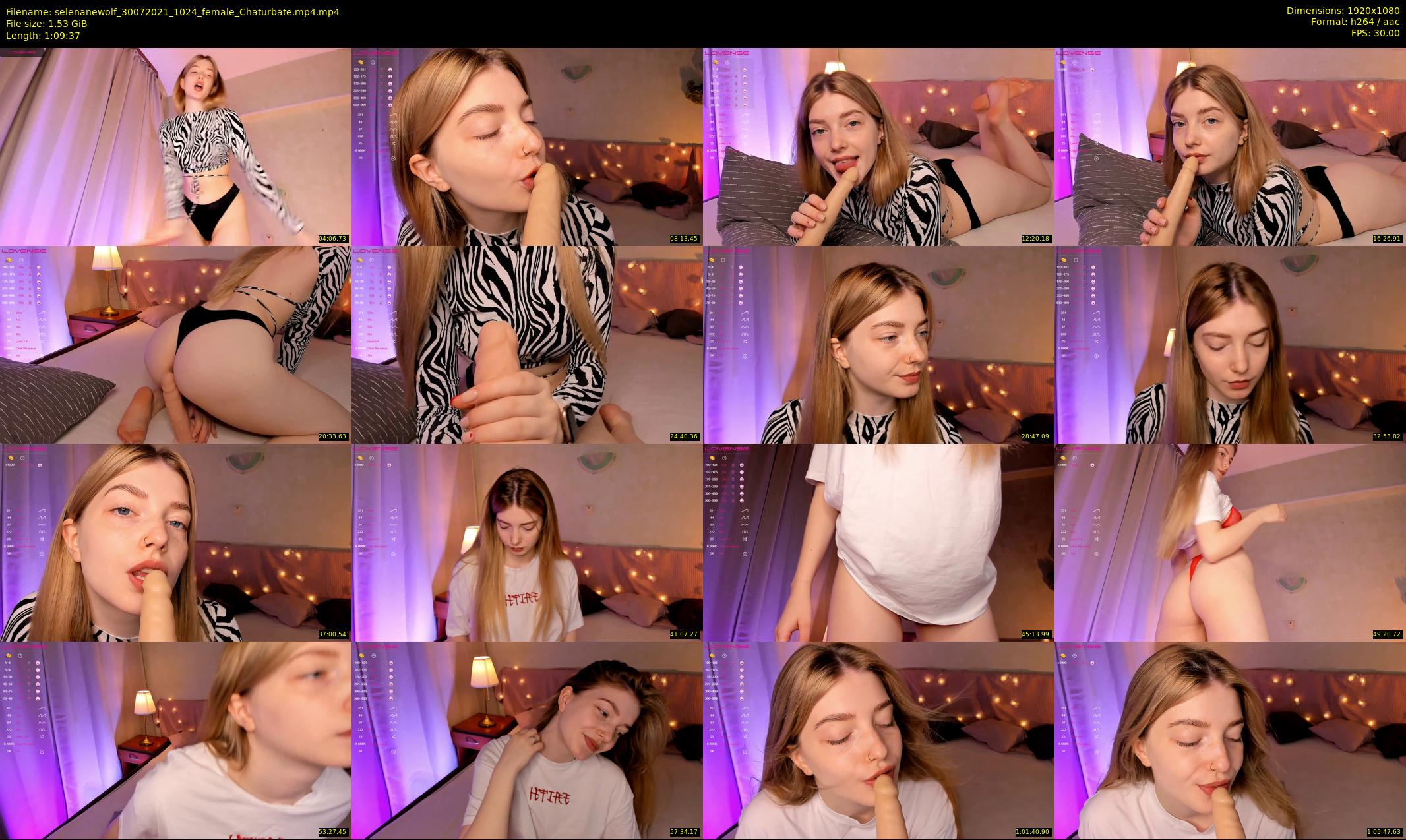 selenanewolf — 70 minute Chaturbate couple cam show recording, 1080p, Jul 30, 2021