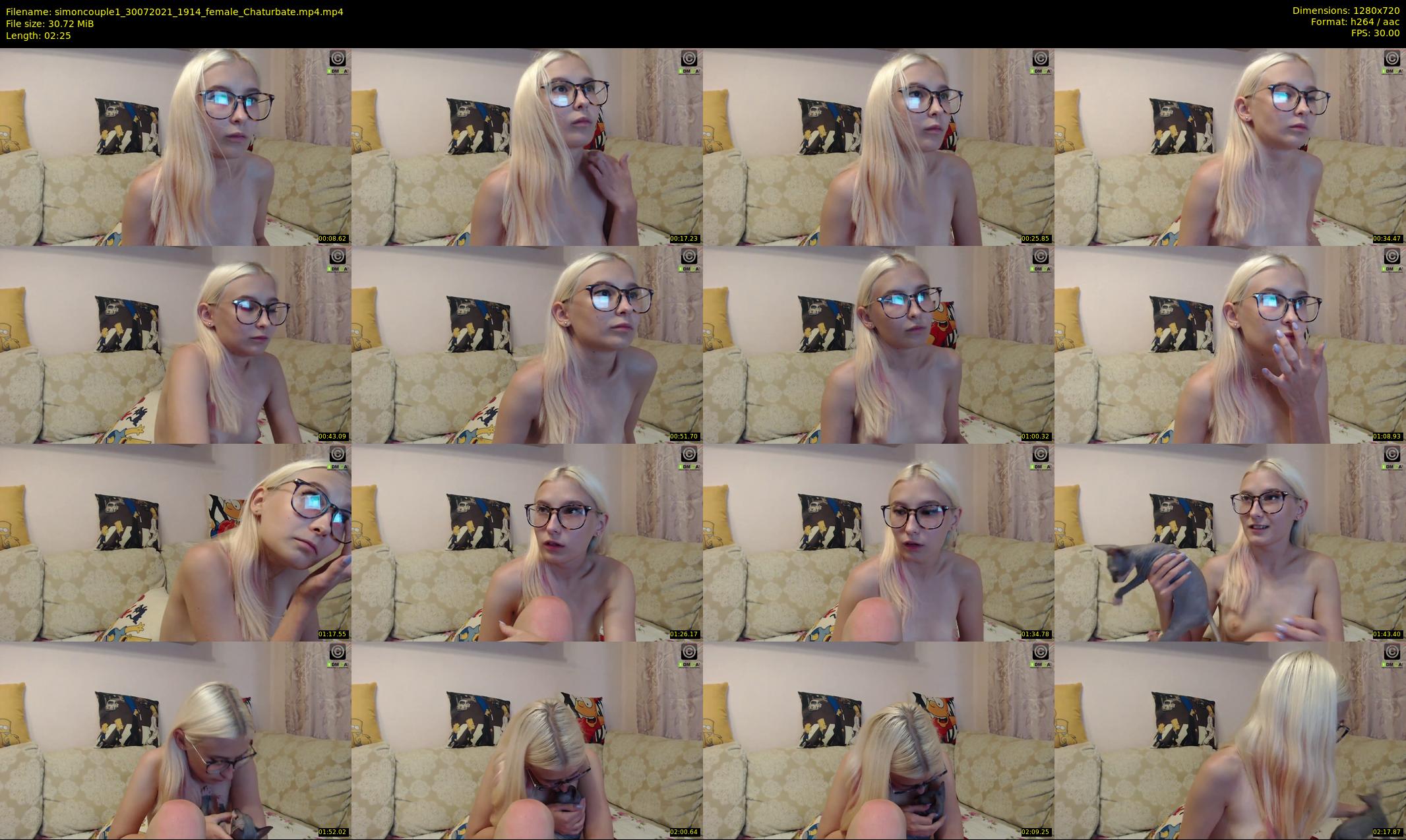 simoncouple1 — 3 minute Chaturbate couple cam show recording, 720p, Jul 30, 2021