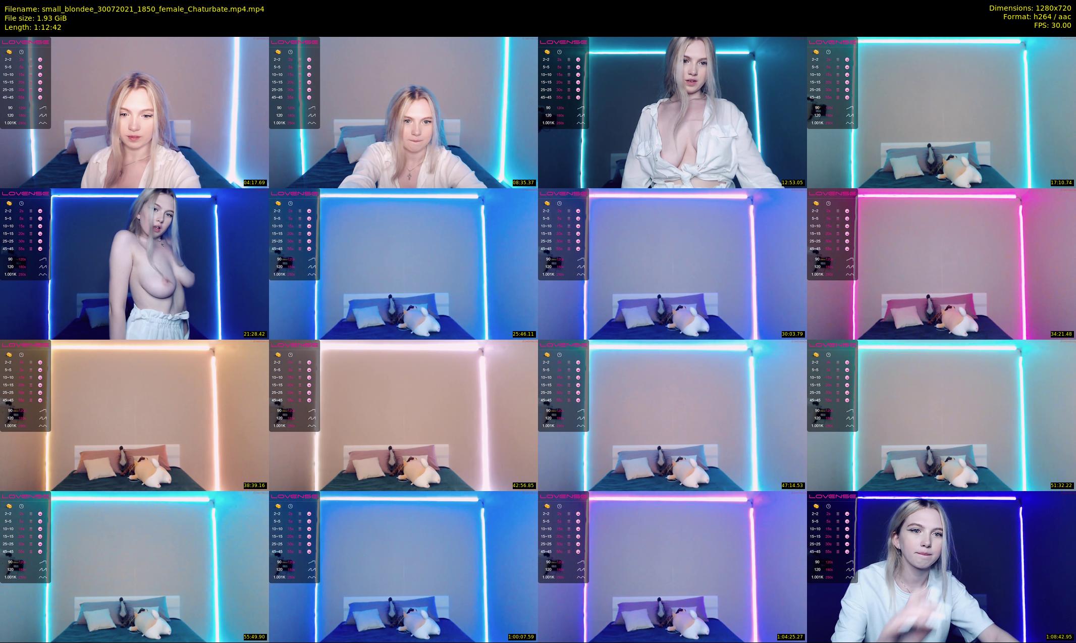 small_blondee — 73 minute Chaturbate female cam show recording, 720p, Jul 30, 2021