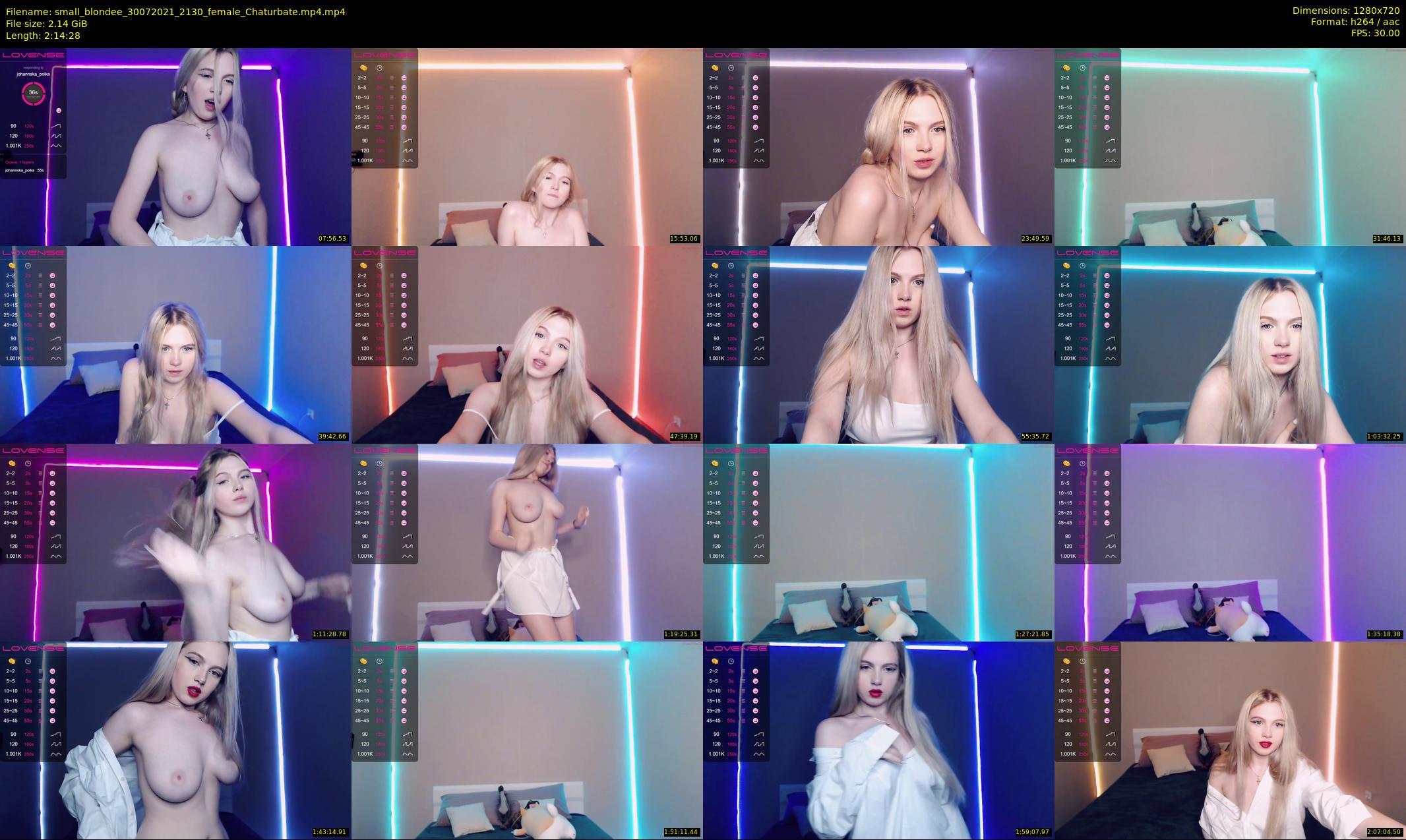 small_blondee — 135 minute Chaturbate female cam show recording, 720p, Jul 30, 2021