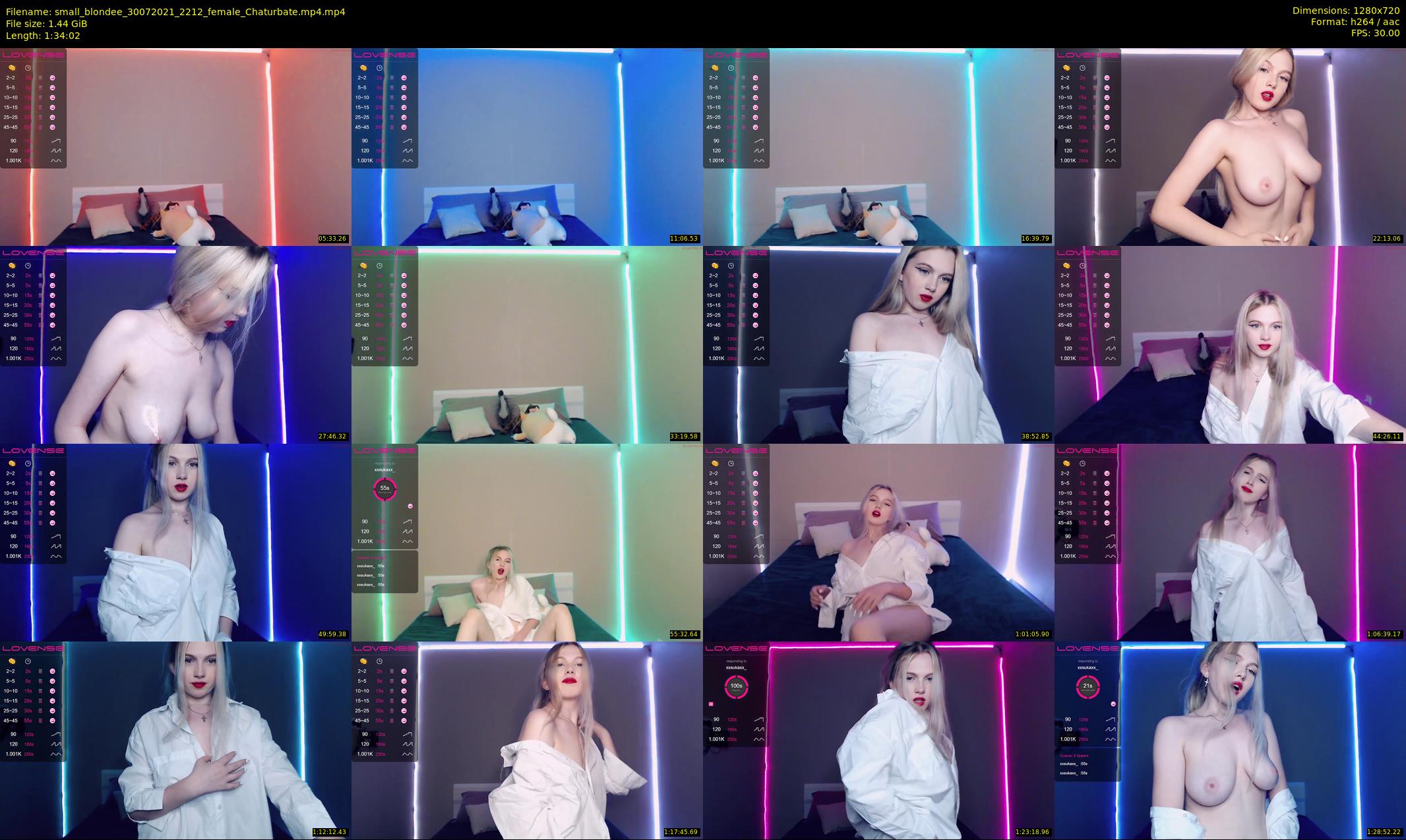 small_blondee — 95 minute Chaturbate female cam show recording, 720p, Jul 30, 2021