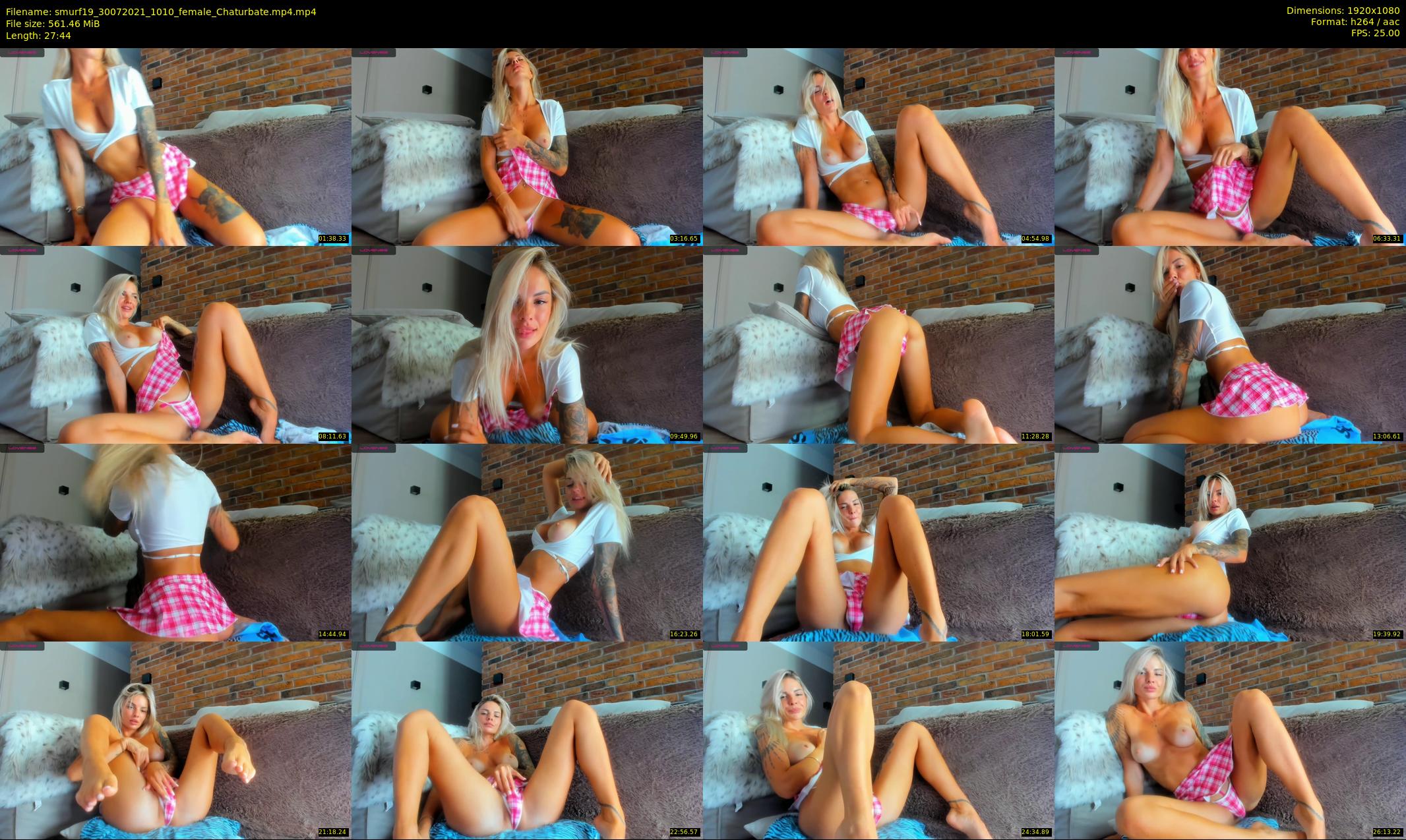 smurf19 — 28 minute Chaturbate female cam show recording, 1080p, Jul 30, 2021