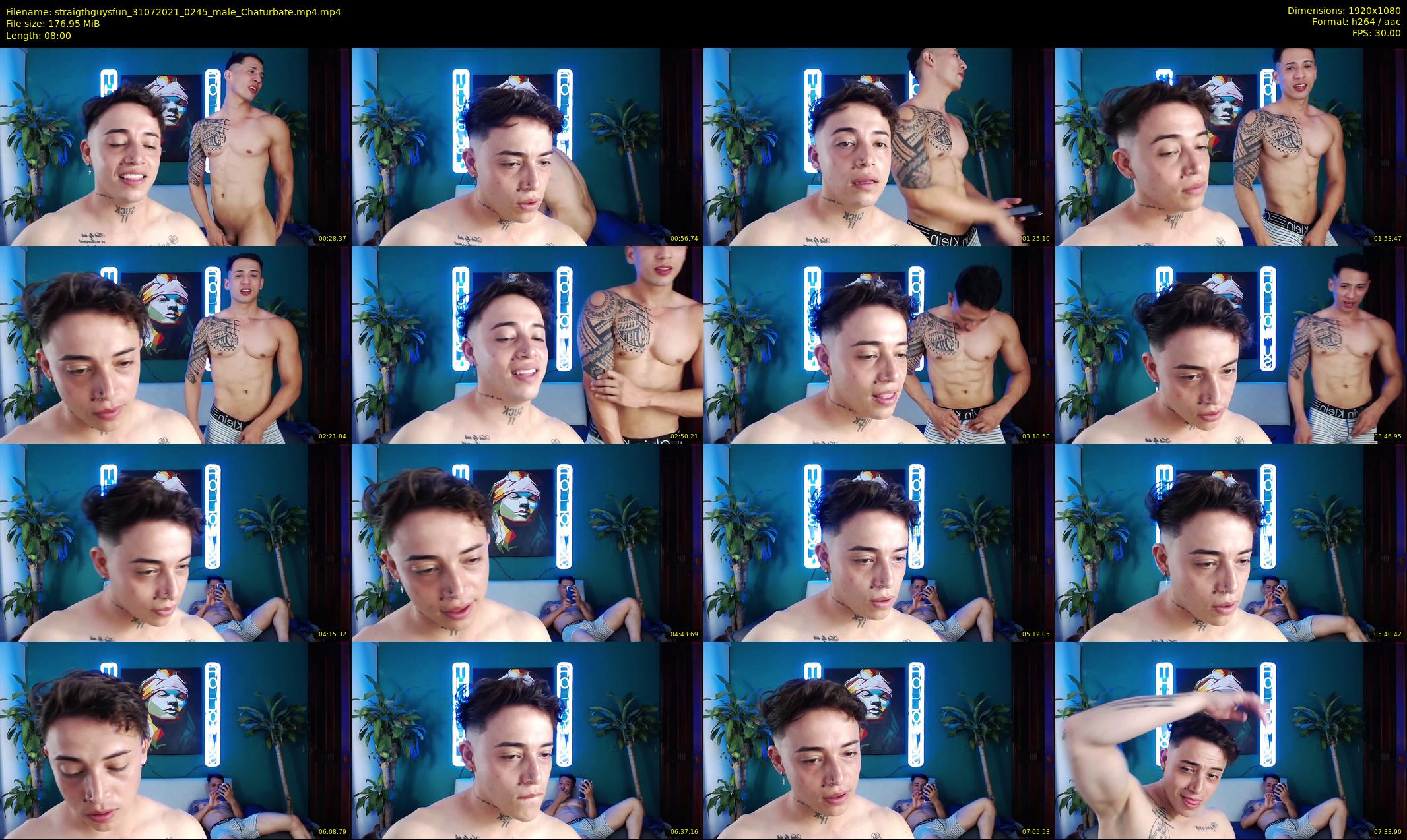 straigthguysfun — 8 minute Chaturbate male cam show recording, 1080p, Jul 31, 2021