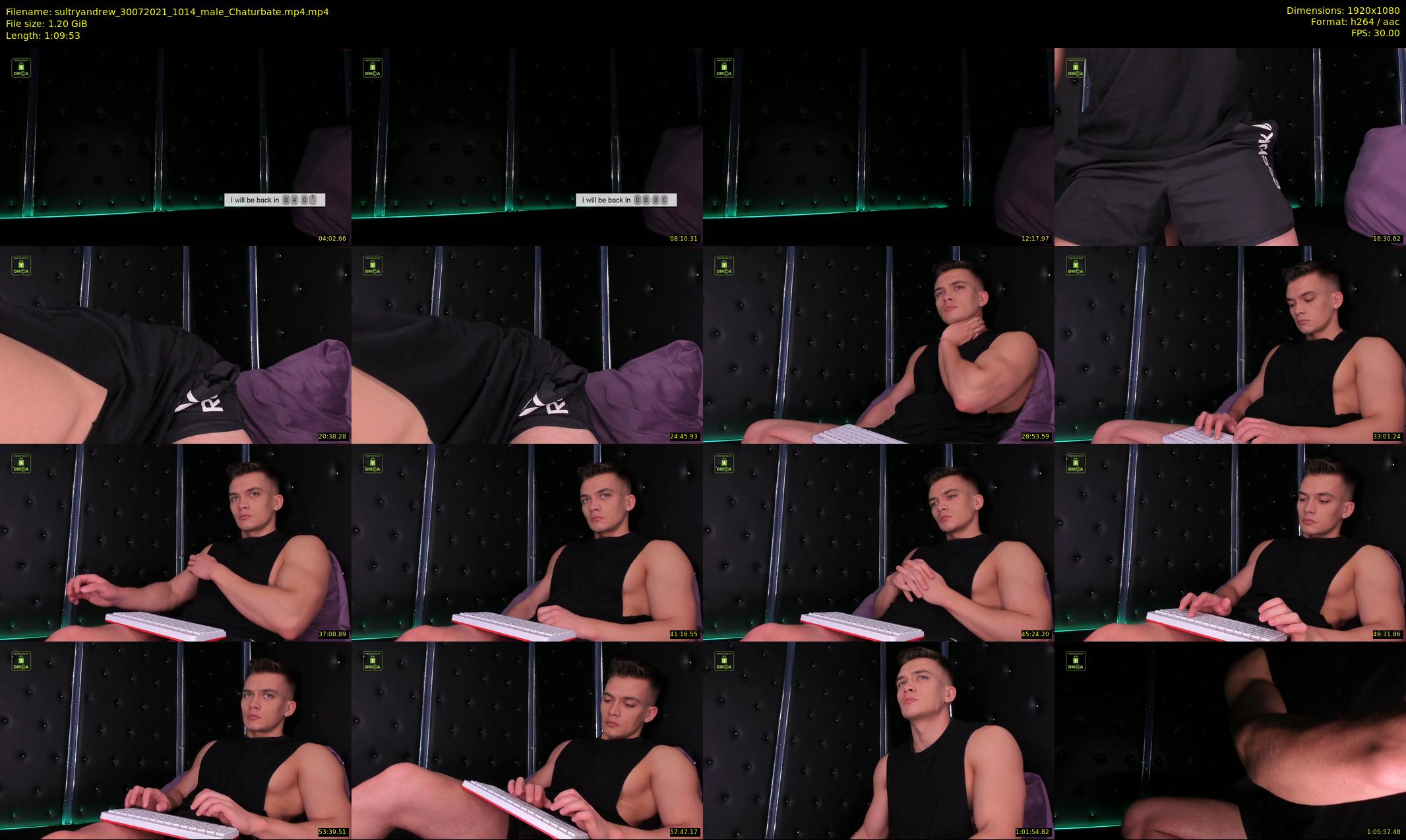 sultryandrew — 70 minute Chaturbate male cam show recording, 1080p, Jul 30, 2021