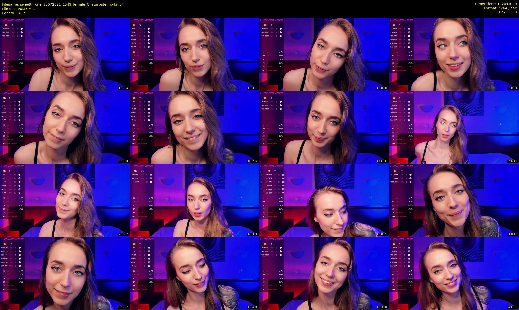 sweetthrone — 5 minute Chaturbate couple cam show recording, 1080p, Jul 30, 2021