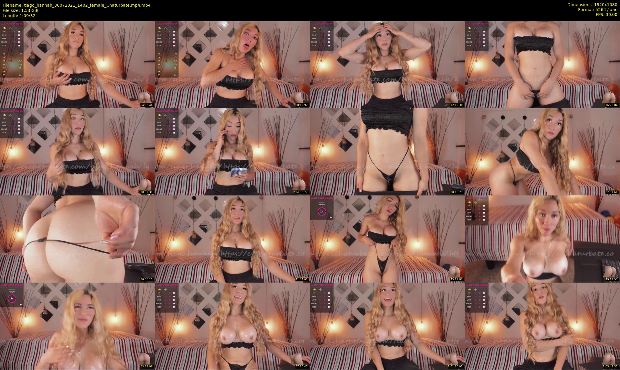 tiago_hannah — 70 minute Chaturbate couple cam show recording, 1080p, Jul 30, 2021