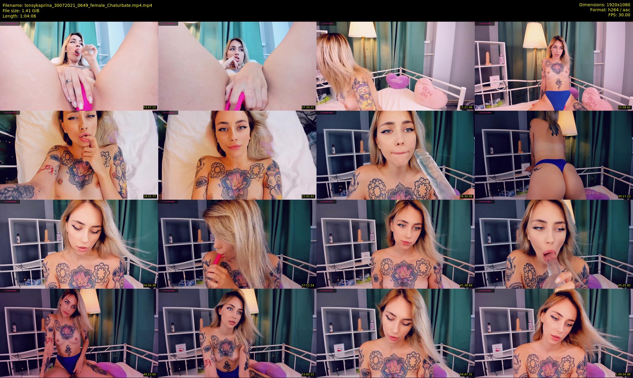 tonsykaprina — 65 minute Chaturbate couple cam show recording, 1080p, Jul 30, 2021