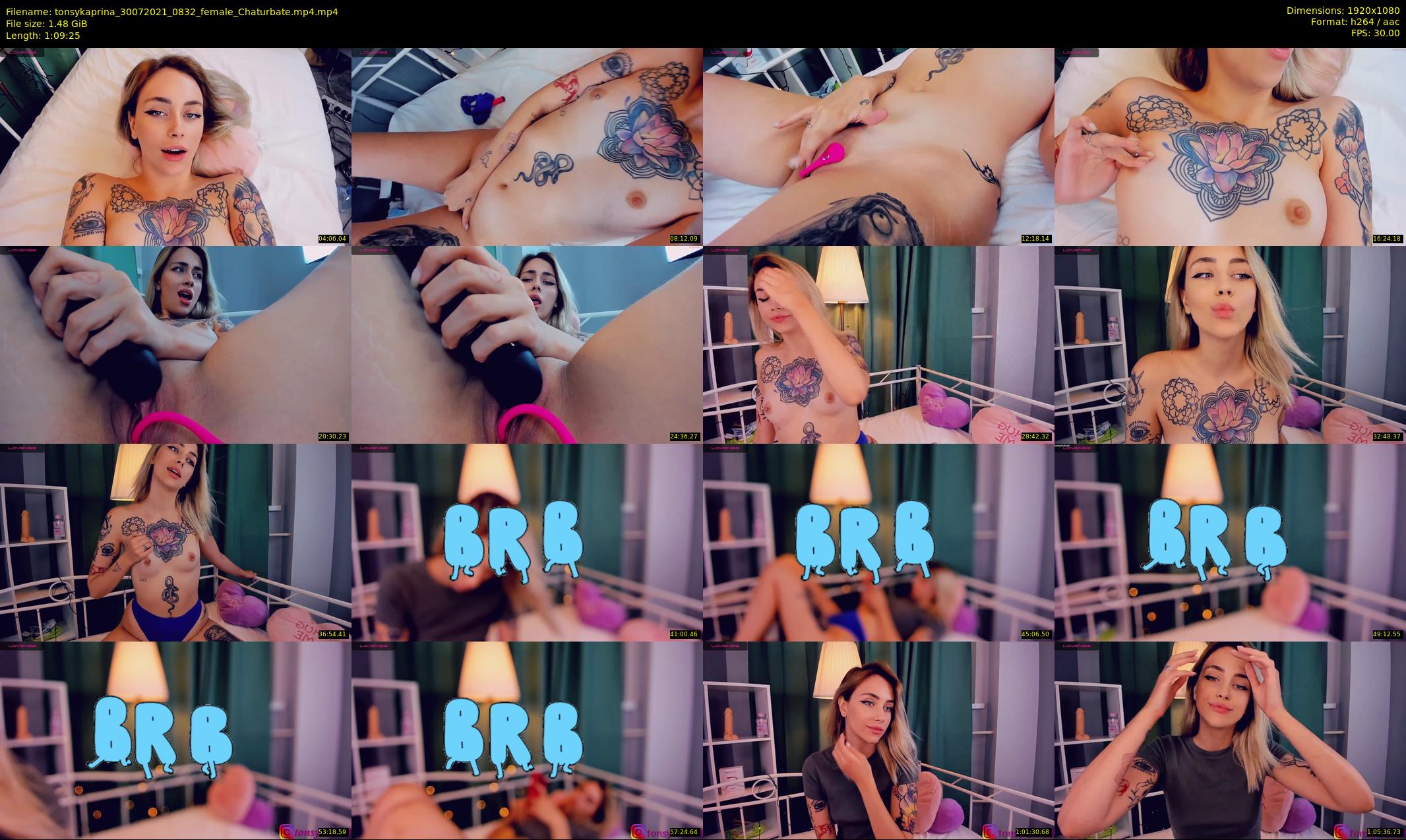 tonsykaprina — 70 minute Chaturbate couple cam show recording, 1080p, Jul 30, 2021