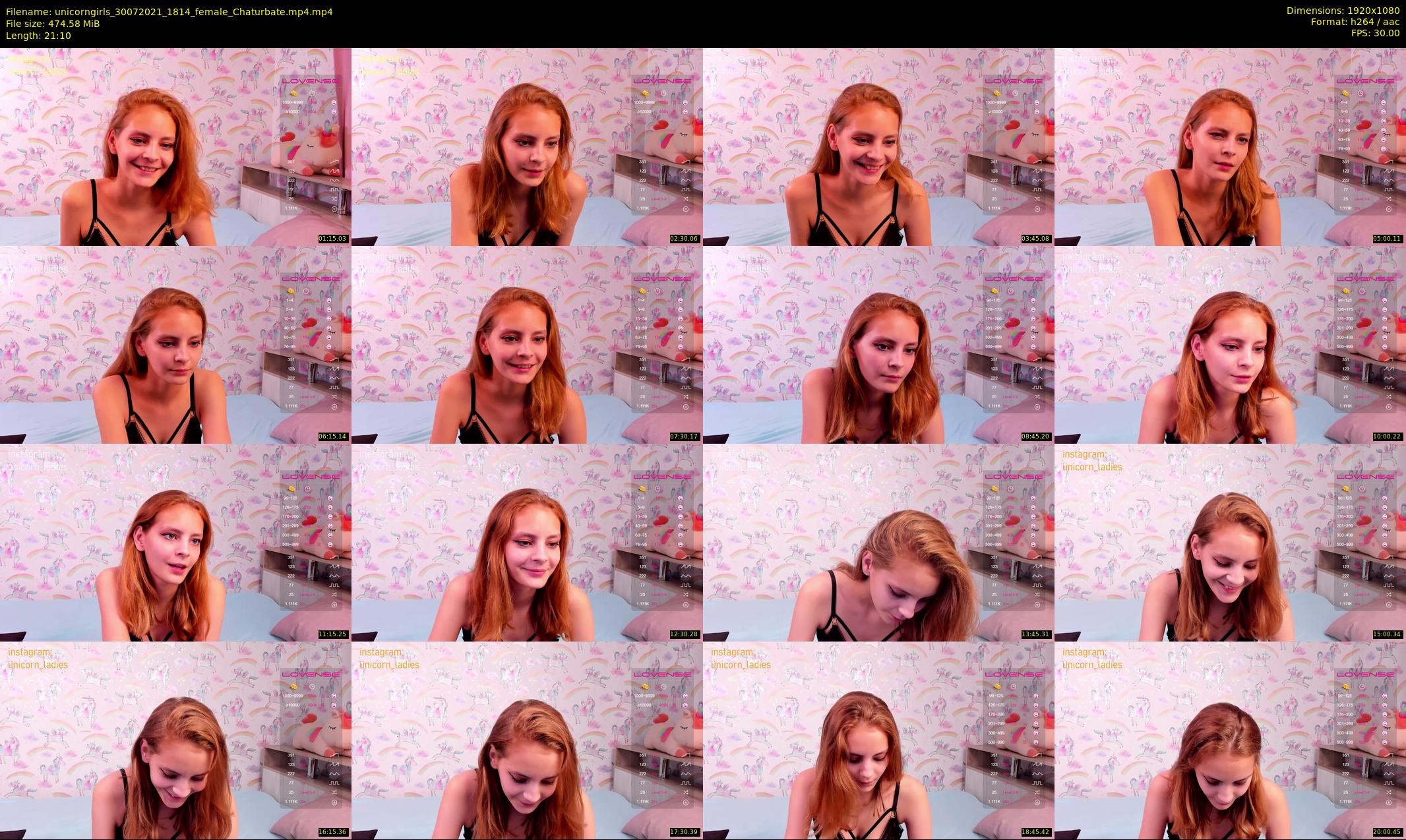 unicorngirls — 22 minute Chaturbate couple cam show recording, 1080p, Jul 30, 2021