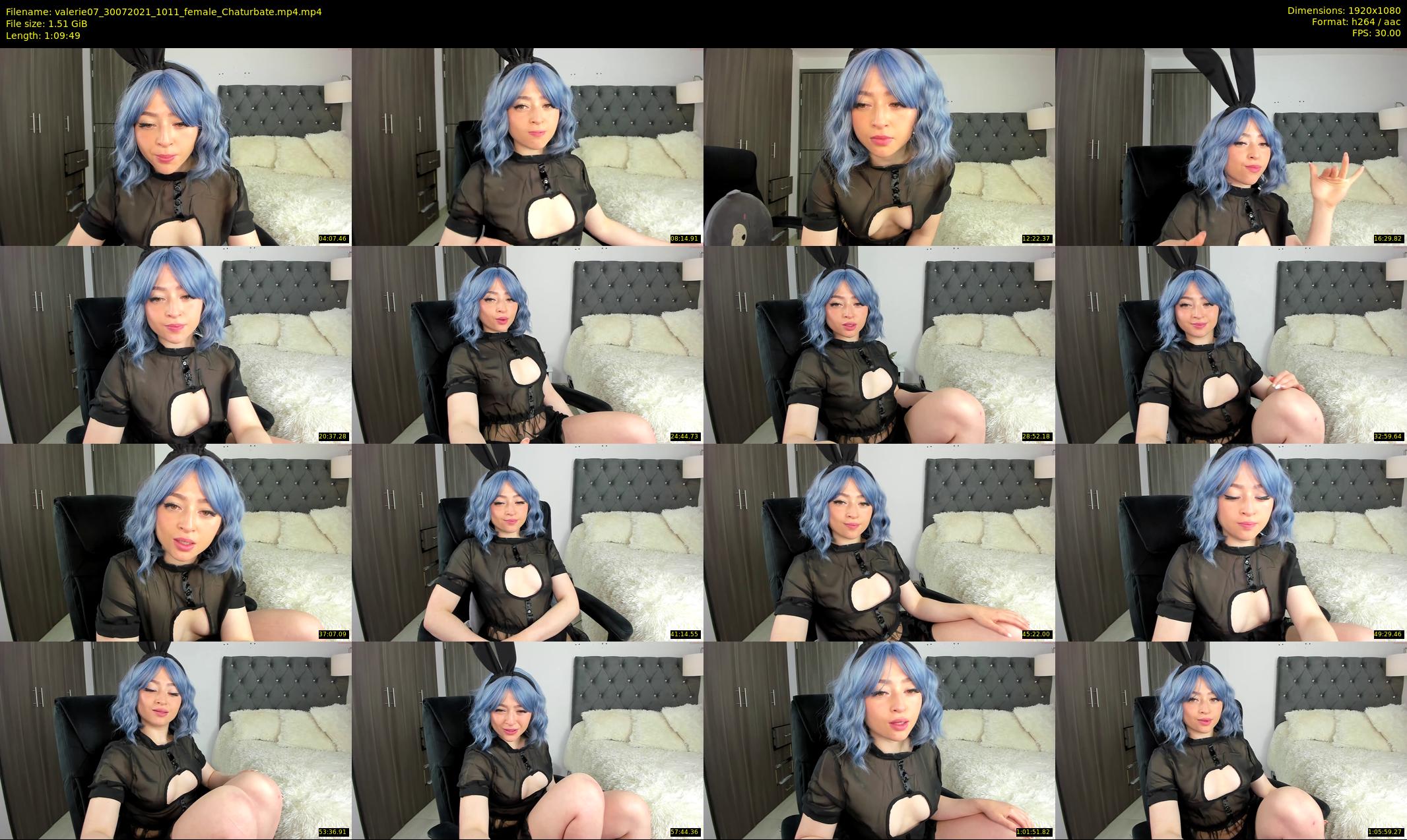 valerie07 — 70 minute Chaturbate female cam show recording, 1080p, Jul 30, 2021