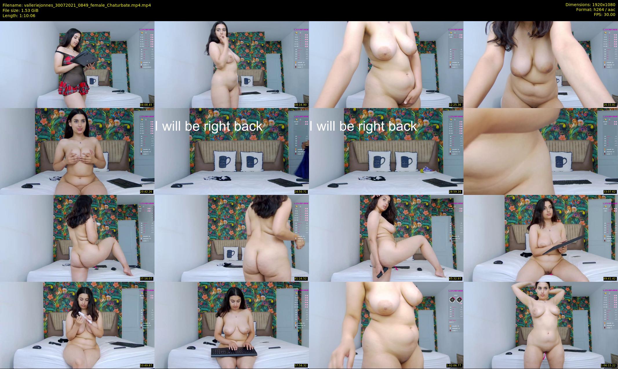 valleriejonnes — 71 minute Chaturbate female cam show recording, 1080p, Jul 30, 2021
