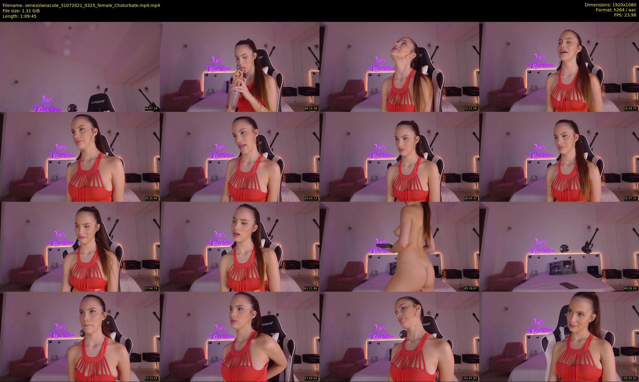 venezolanacute — 70 minute Chaturbate female cam show recording, 1080p, Jul 31, 2021