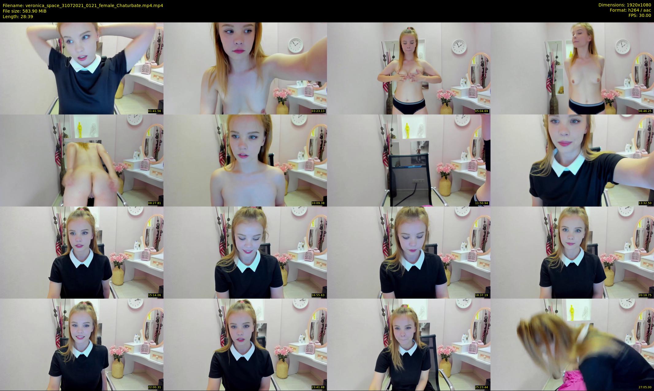 veronica_space — 29 minute Chaturbate female cam show recording, 1080p, Jul 31, 2021