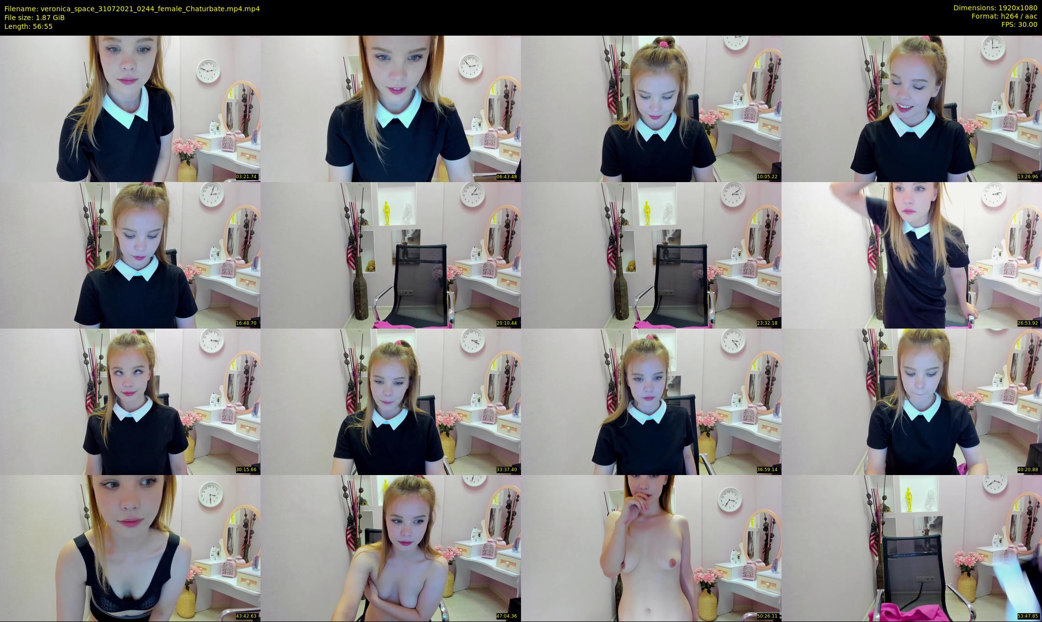 veronica_space — 57 minute Chaturbate female cam show recording, 1080p, Jul 31, 2021