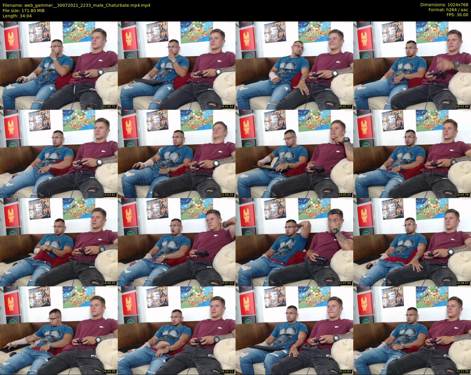 web_gammer_ — 35 minute Chaturbate male cam show recording, 720p, Jul 30, 2021