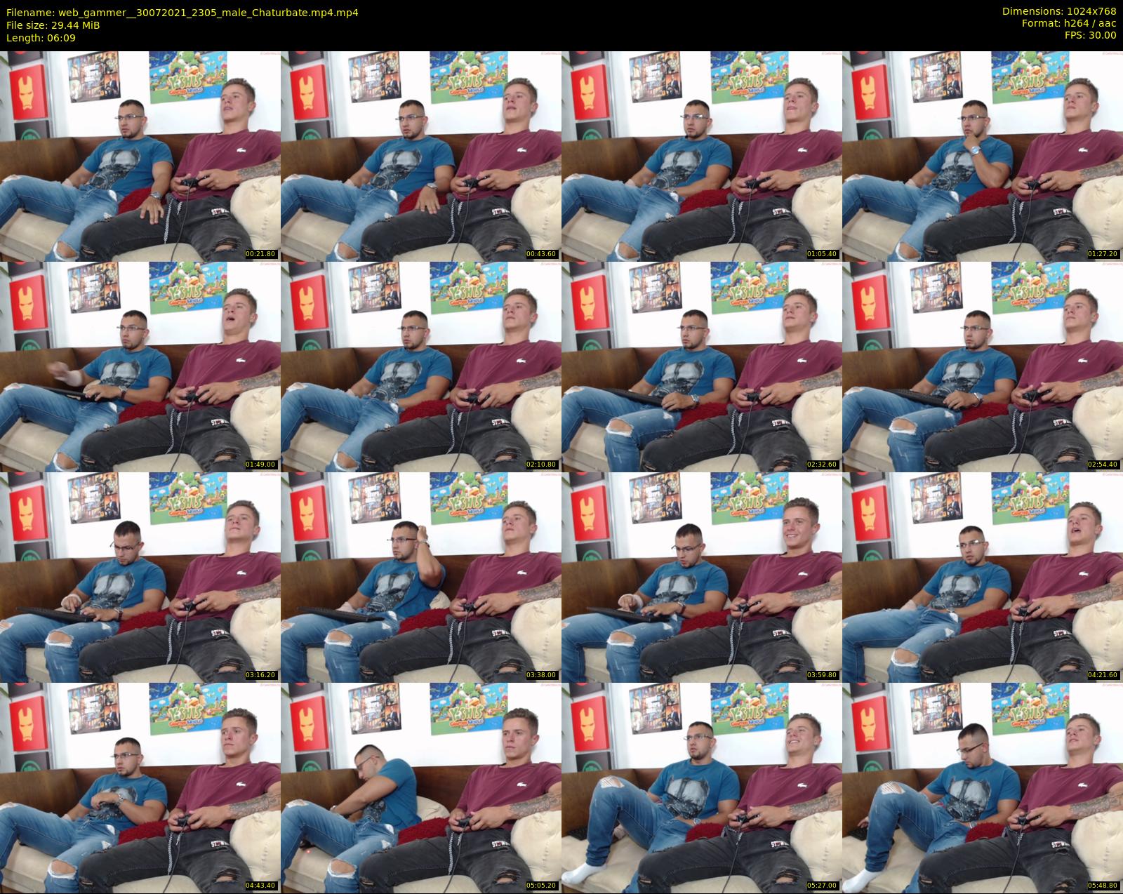 web_gammer_ — 7 minute Chaturbate male cam show recording, 720p, Jul 30, 2021