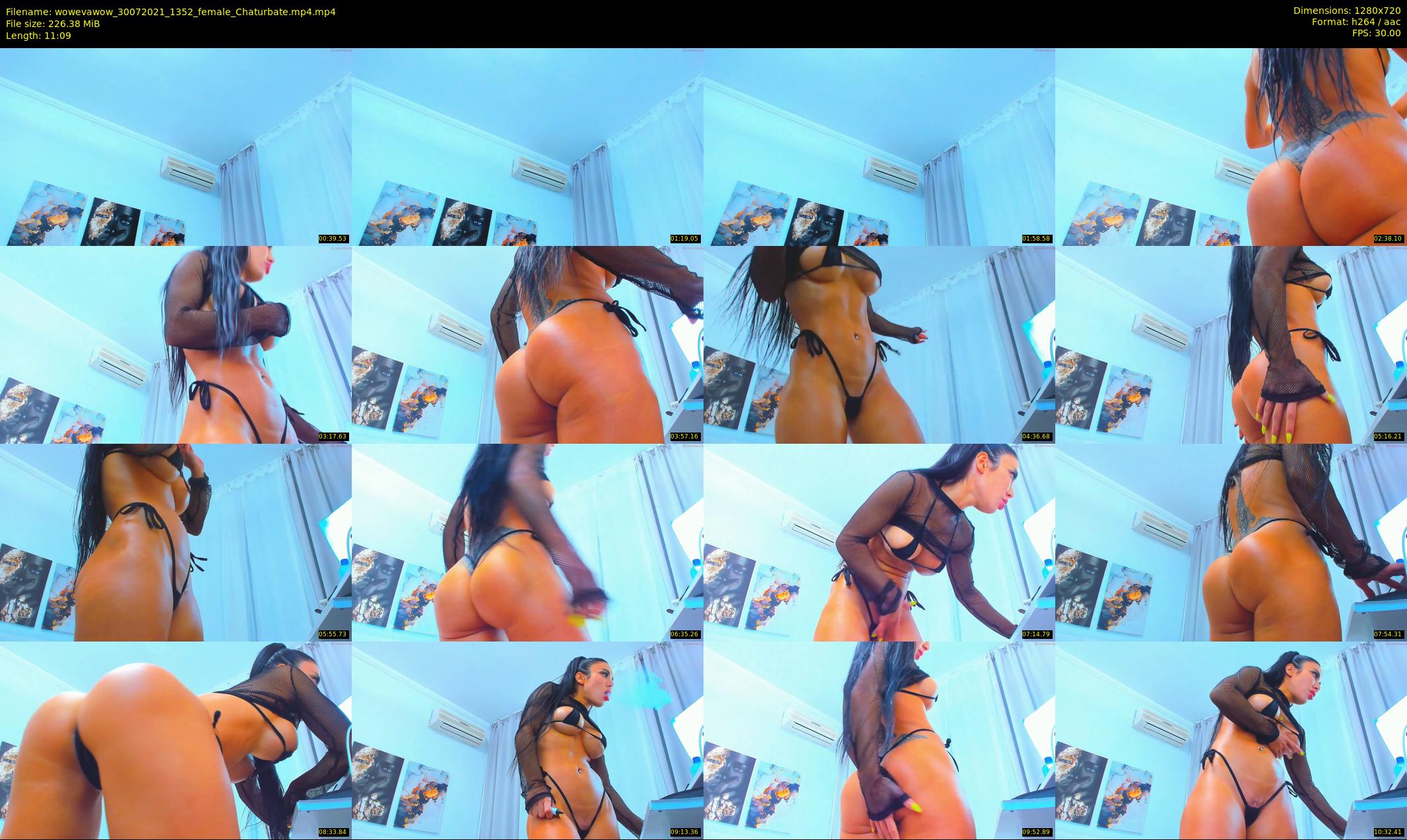 wowevawow — 12 minute Chaturbate female cam show recording, 720p, Jul 30, 2021