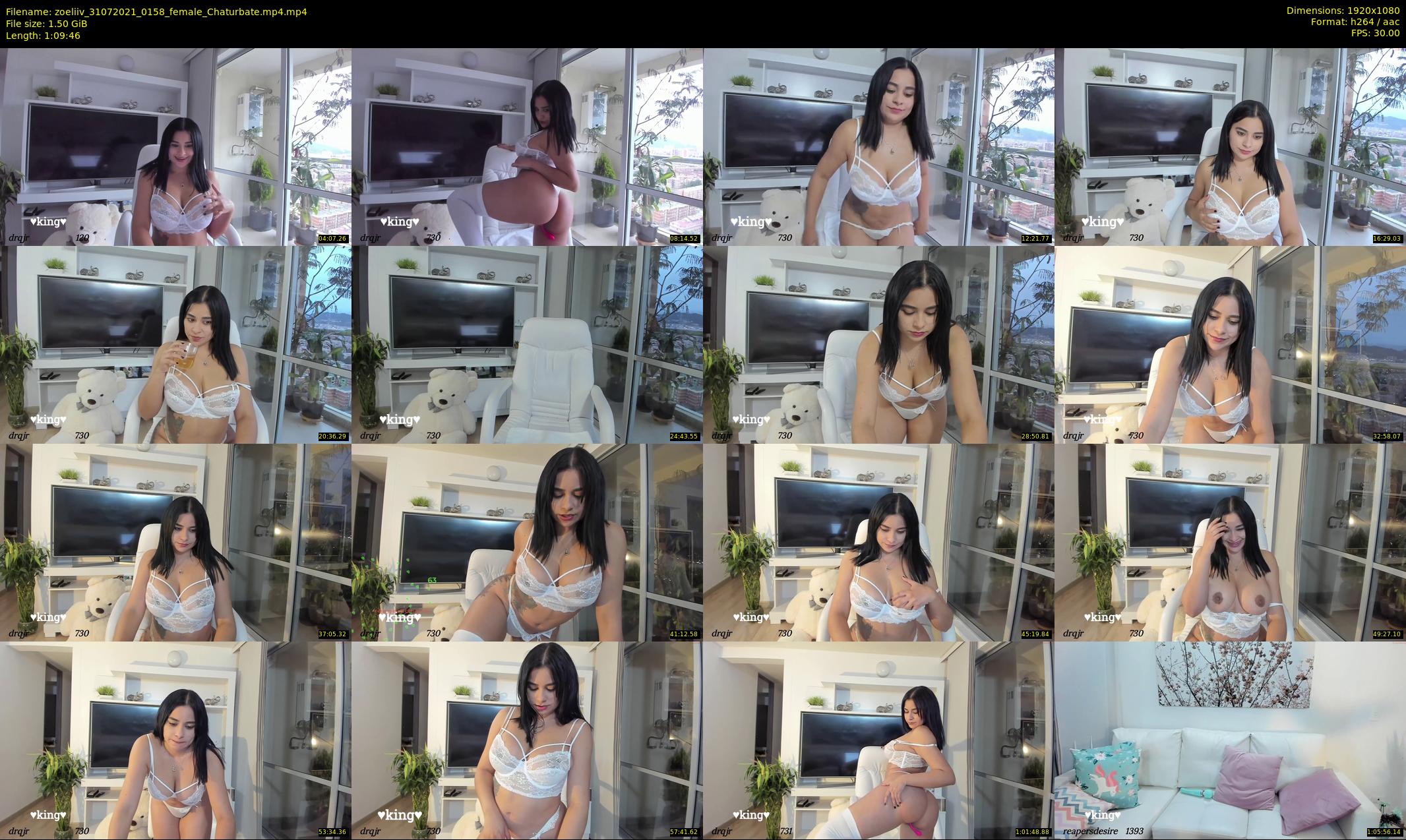 zoeliiv — 70 minute Chaturbate female cam show recording, 1080p, Jul 31, 2021