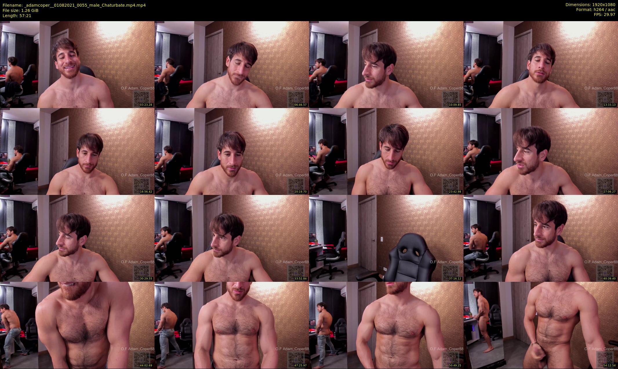 _adamcoper_ — 58 minute Chaturbate male cam show recording, 1080p, Aug 1, 2021