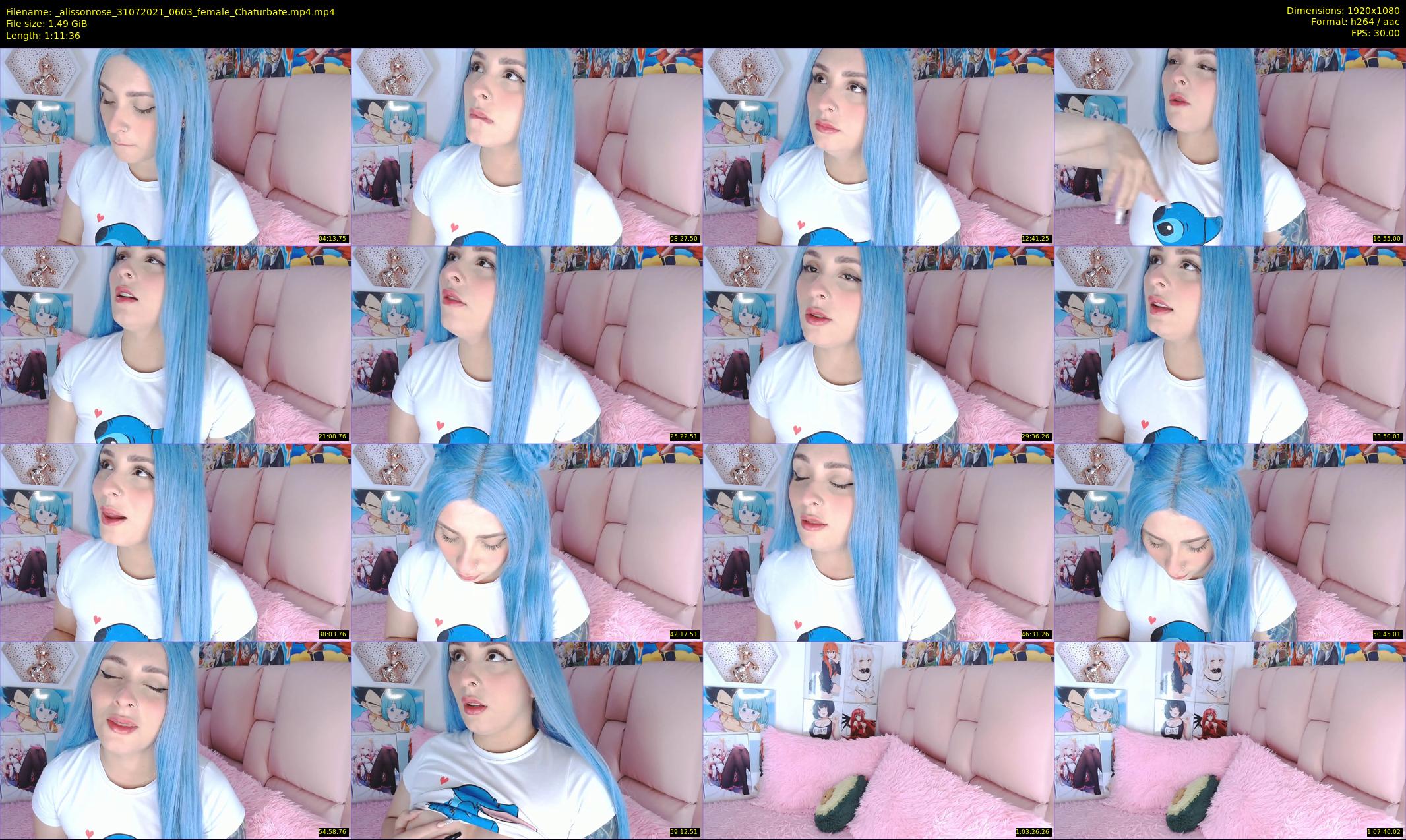 _alissonrose — 72 minute Chaturbate female cam show recording, 1080p, Jul 31, 2021