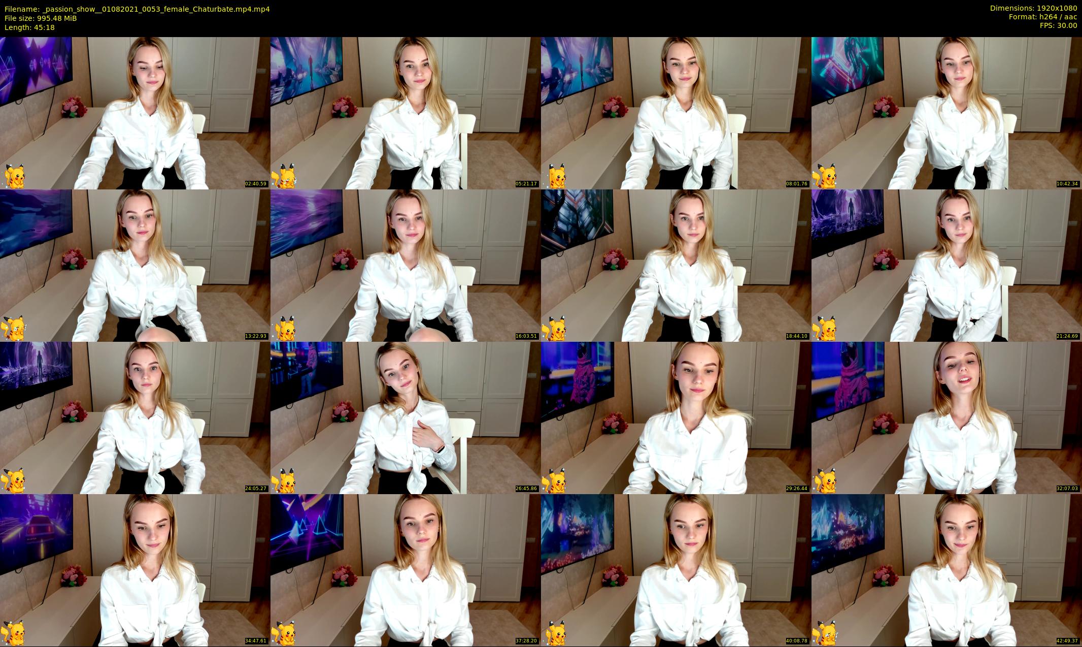_passion_show_ — 46 minute Chaturbate couple cam show recording, 1080p, Aug 1, 2021
