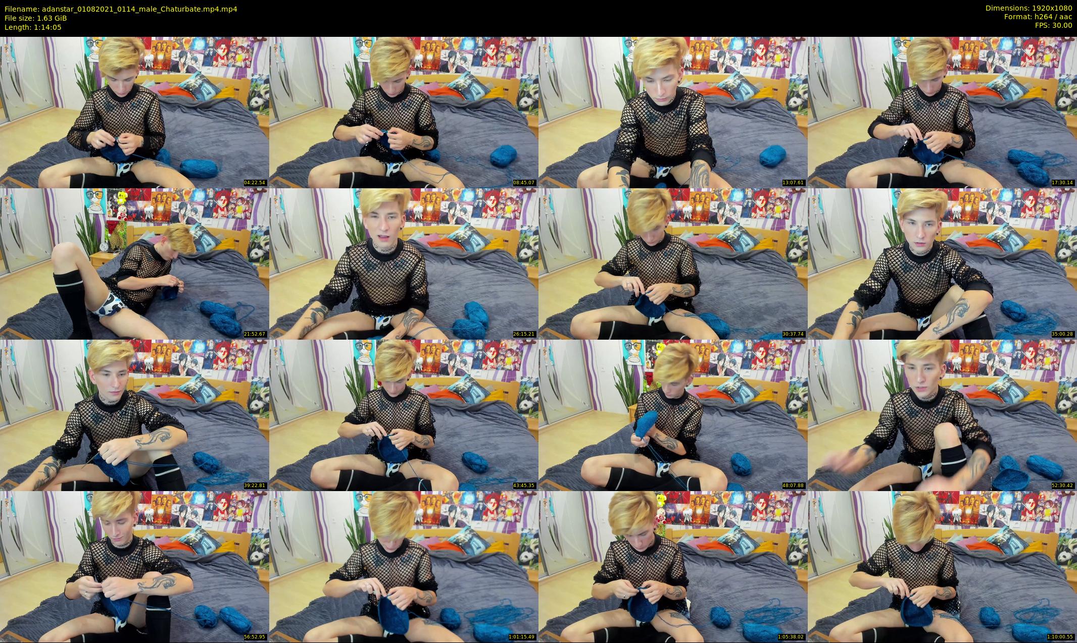 adanstar — 75 minute Chaturbate male cam show recording, 1080p, Aug 1, 2021