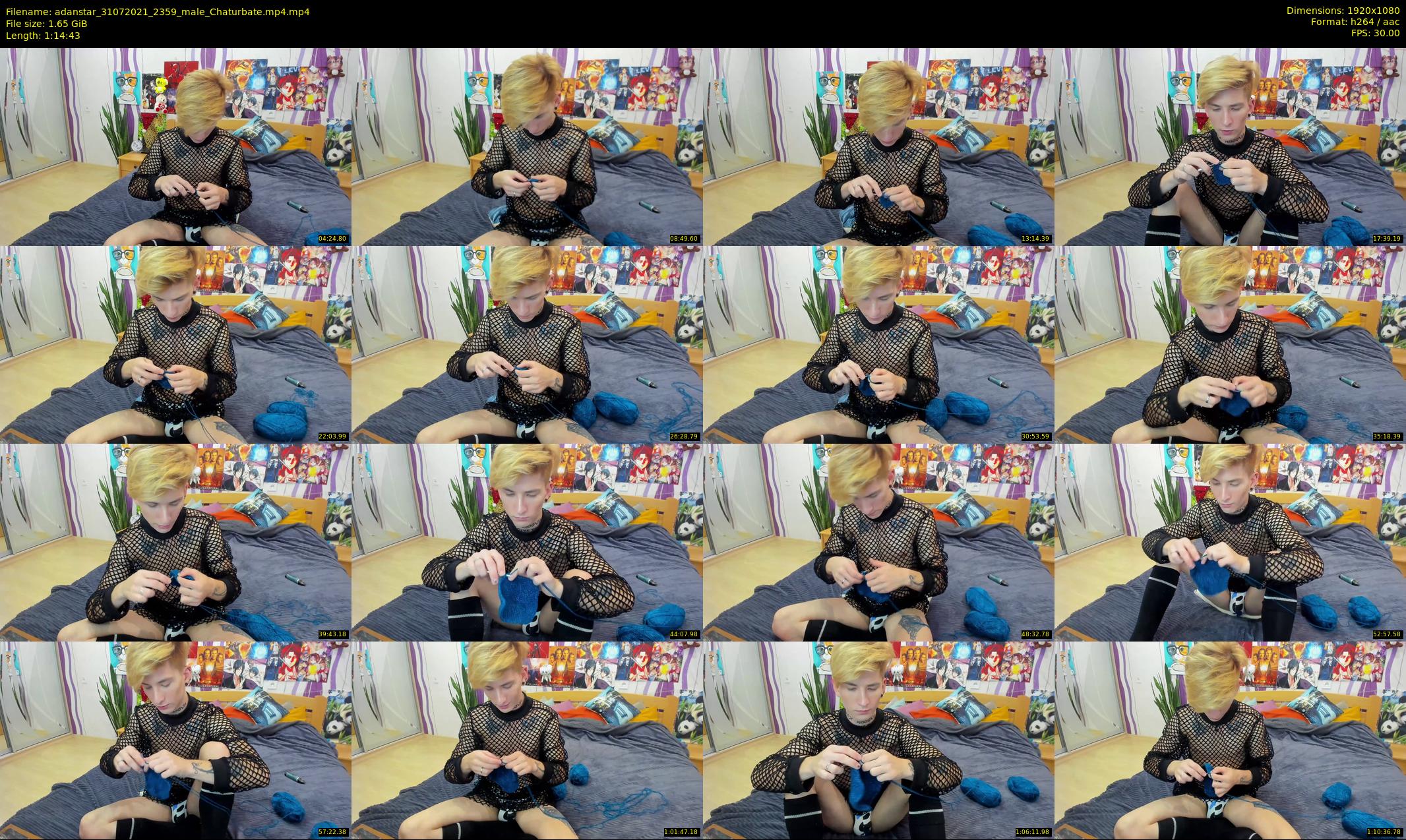 adanstar — 75 minute Chaturbate male cam show recording, 1080p, Jul 31, 2021