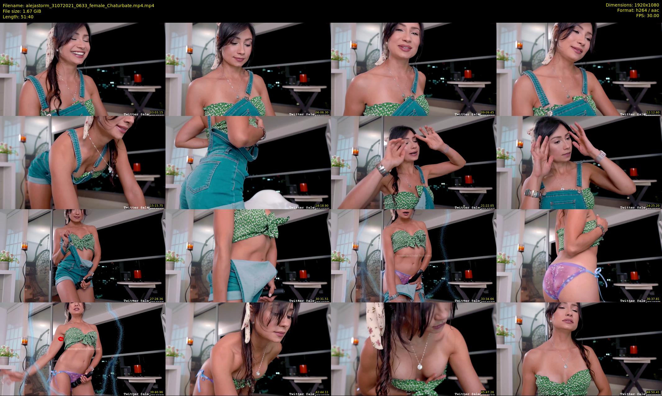 alejastorm — 52 minute Chaturbate female cam show recording, 1080p, Jul 31, 2021