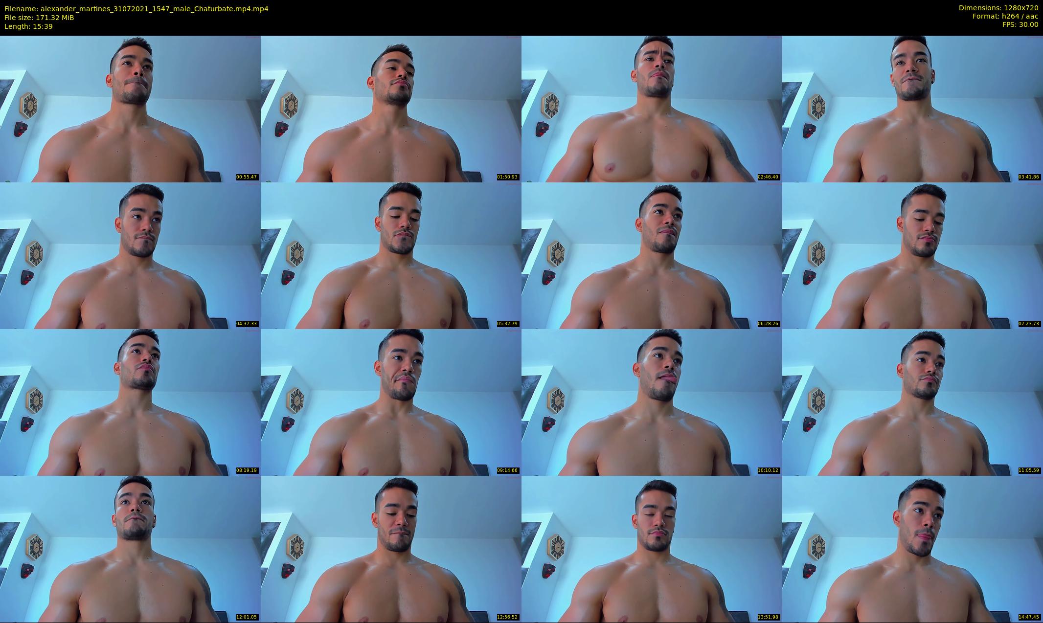alexander_martines — 16 minute Chaturbate male cam show recording, 720p, Jul 31, 2021