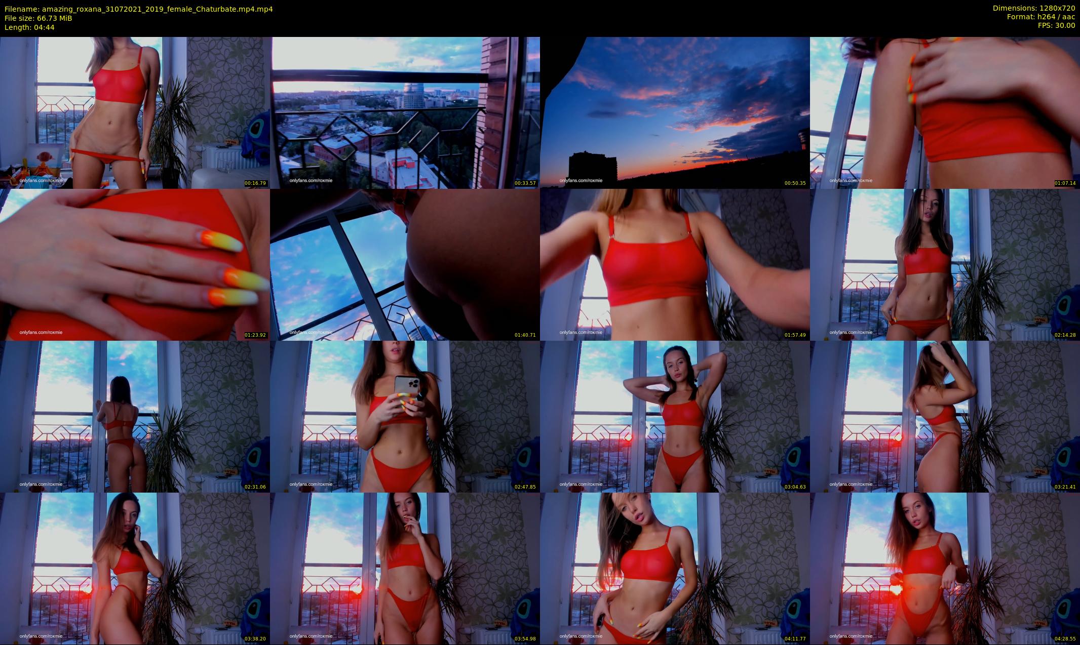 amazing_roxana — 5 minute Chaturbate female cam show recording, 720p, Jul 31, 2021