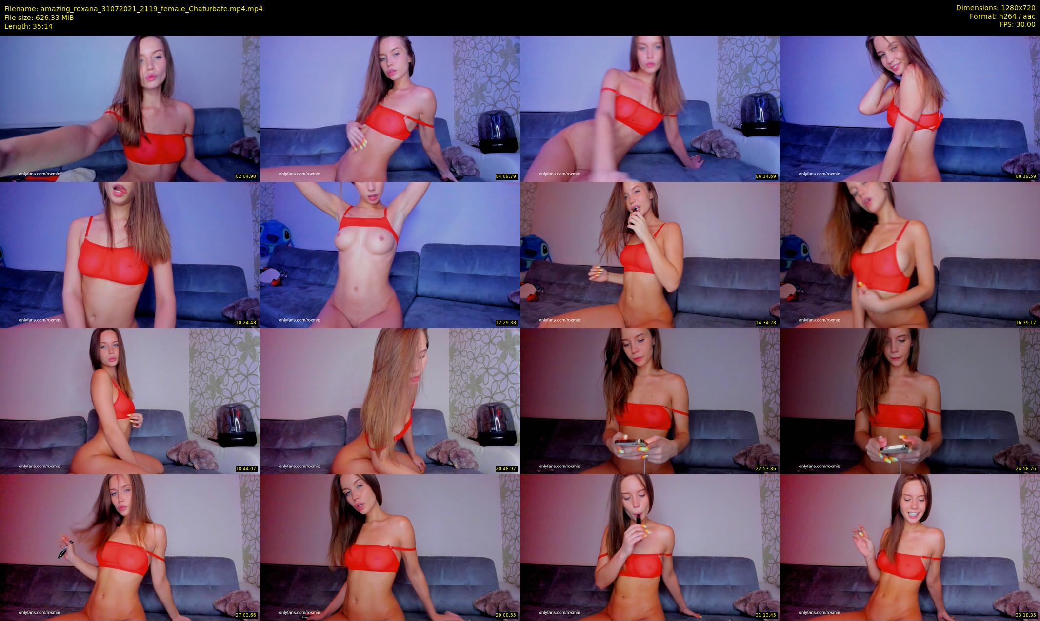 amazing_roxana — 36 minute Chaturbate female cam show recording, 720p, Jul 31, 2021