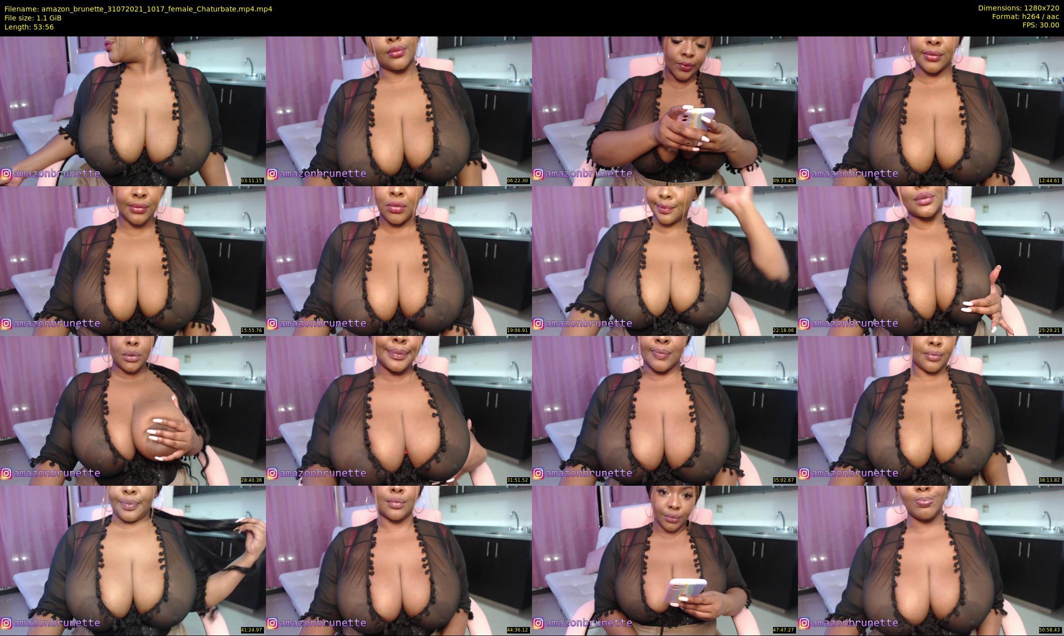 amazon_brunette — 54 minute Chaturbate female cam show recording, 720p, Jul 31, 2021