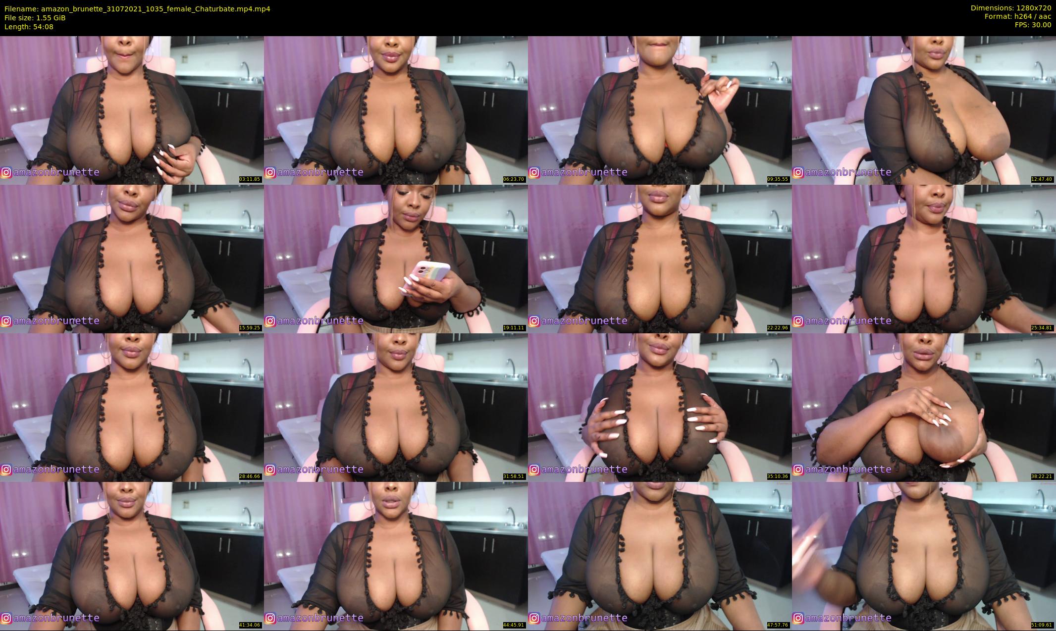 amazon_brunette — 55 minute Chaturbate female cam show recording, 720p, Jul 31, 2021