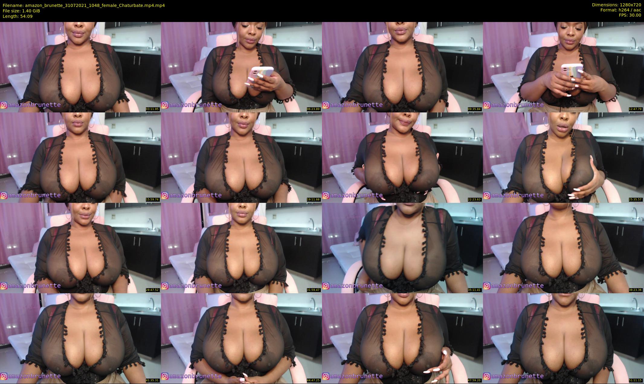 amazon_brunette — 55 minute Chaturbate female cam show recording, 720p, Jul 31, 2021