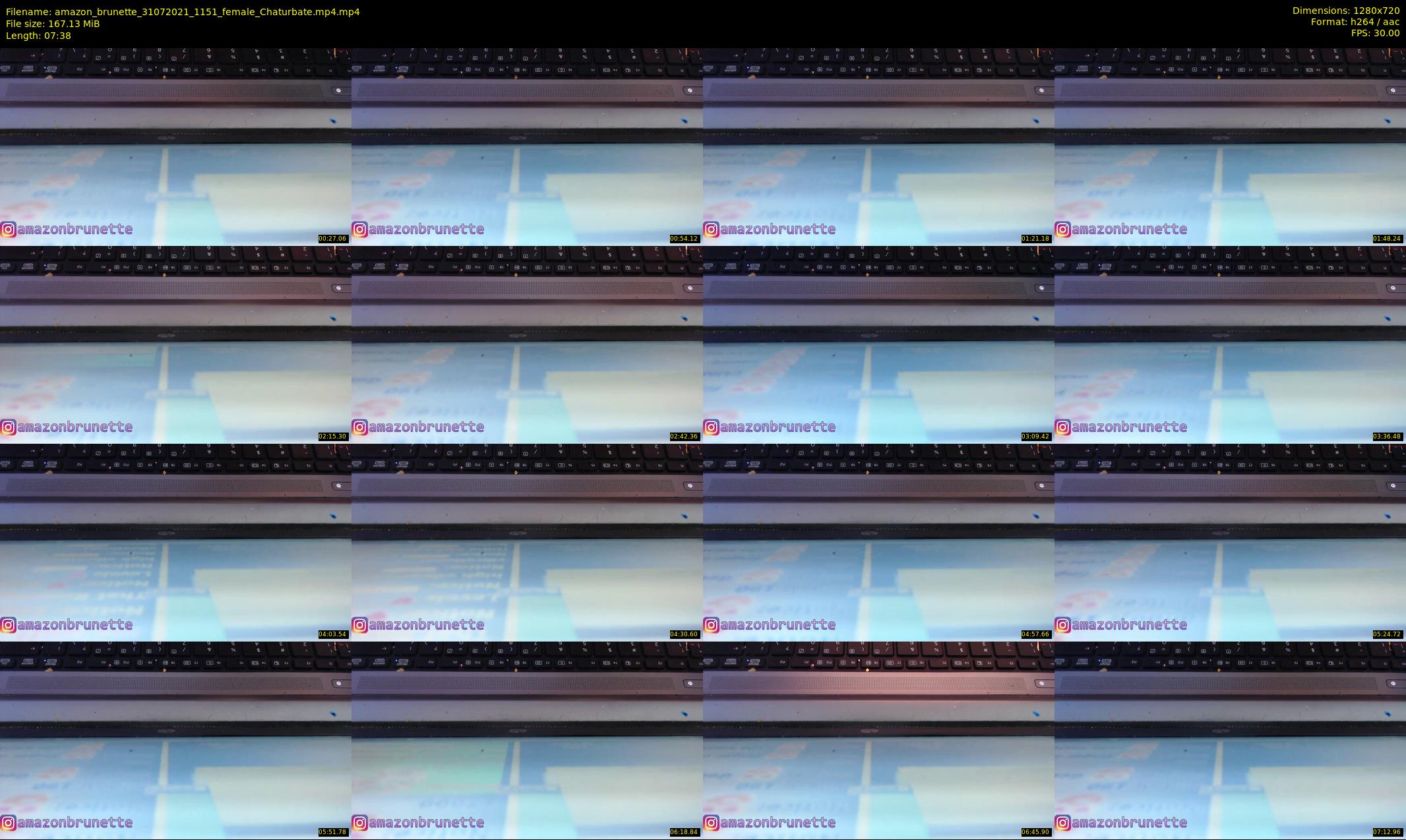 amazon_brunette — 8 minute Chaturbate female cam show recording, 720p, Jul 31, 2021