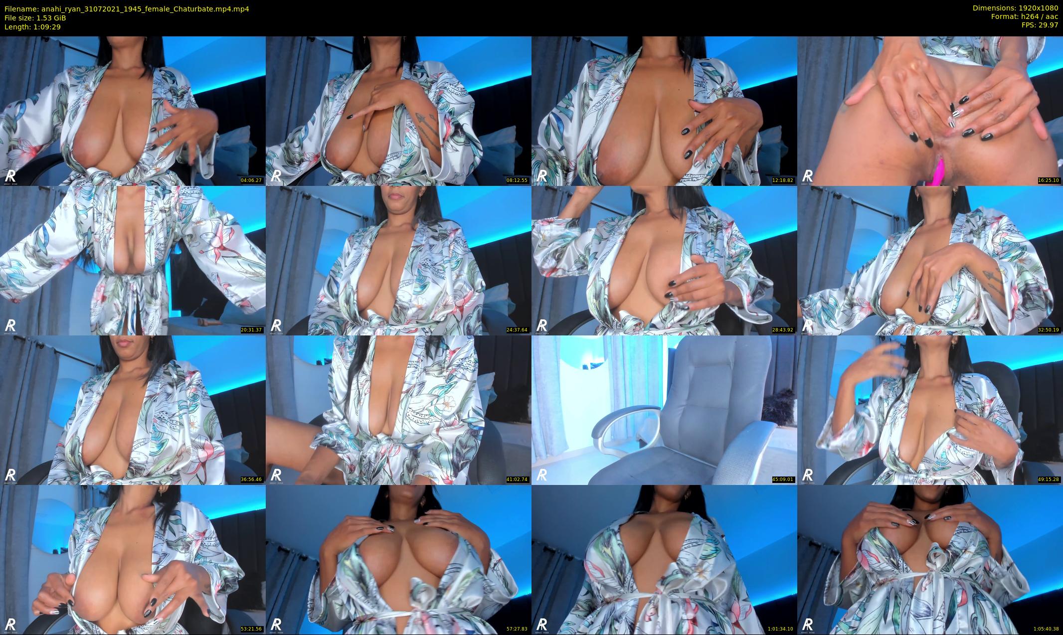 anahi_ryan — 70 minute Chaturbate female cam show recording, 1080p, Jul 31, 2021