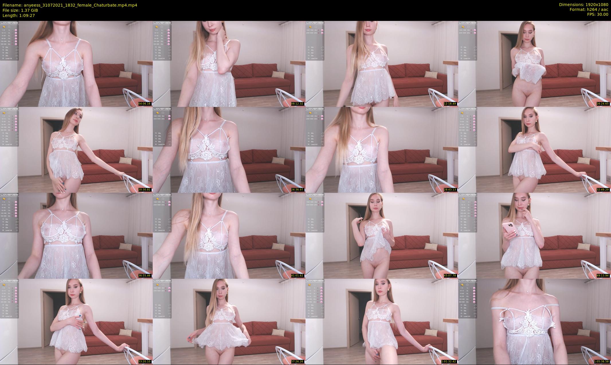 anyeess — 70 minute Chaturbate female cam show recording, 1080p, Jul 31, 2021
