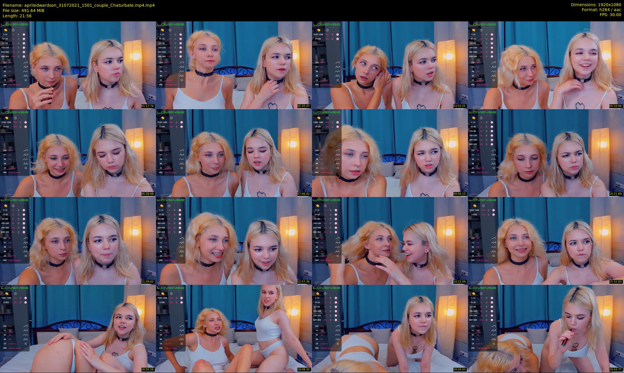 apriledwardson — 22 minute Chaturbate couple cam show recording, 1080p, Jul 31, 2021