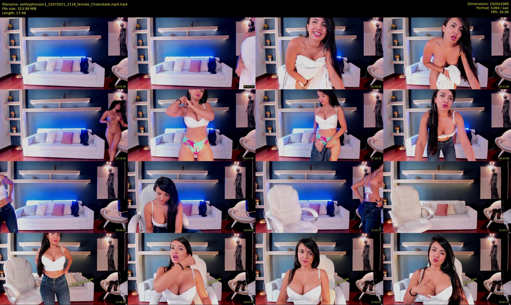 ashleyjhonson1 — 18 minute Chaturbate female cam show recording, 1080p, Jul 31, 2021