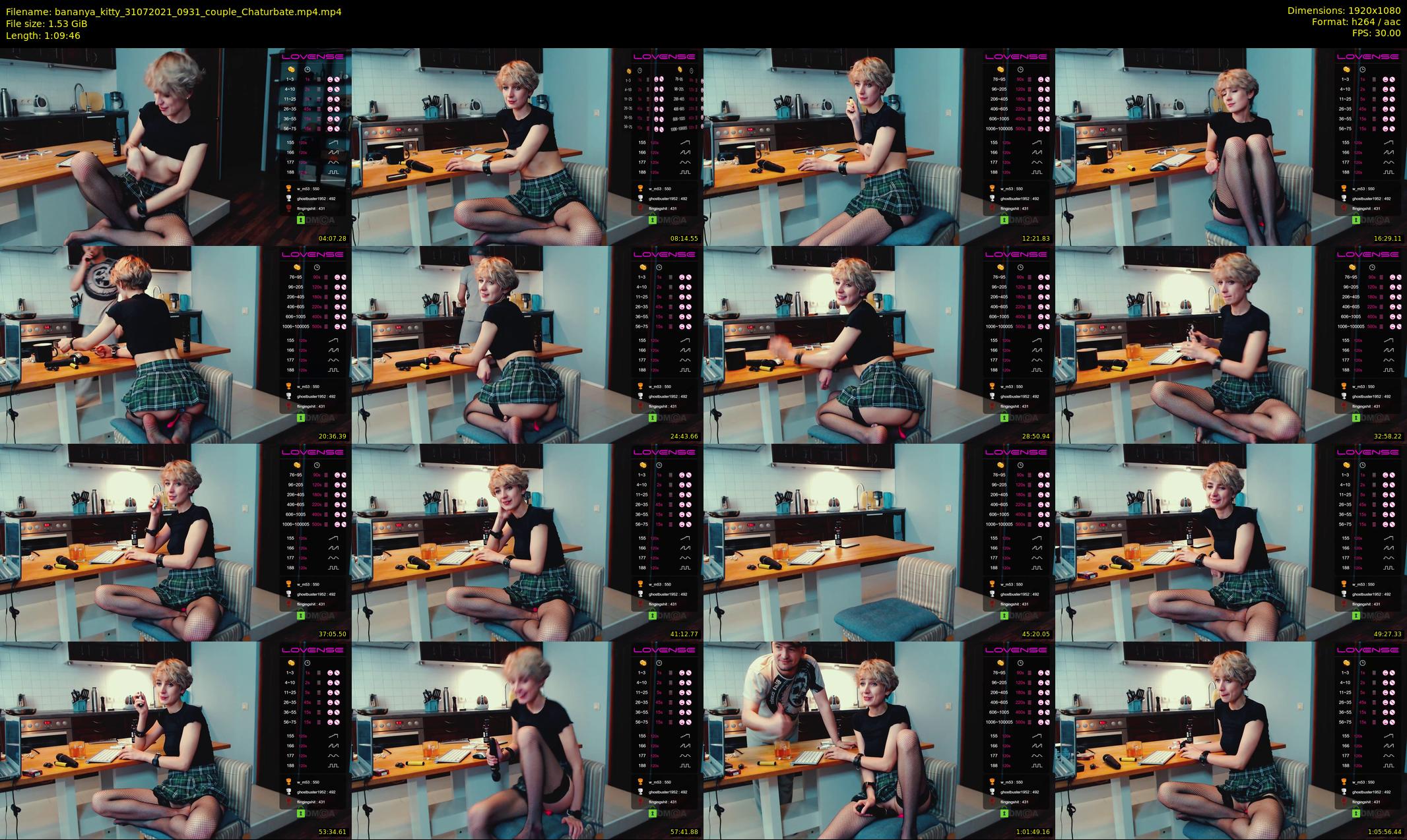 bananya_kitty — 70 minute Chaturbate couple cam show recording, 1080p, Jul 31, 2021