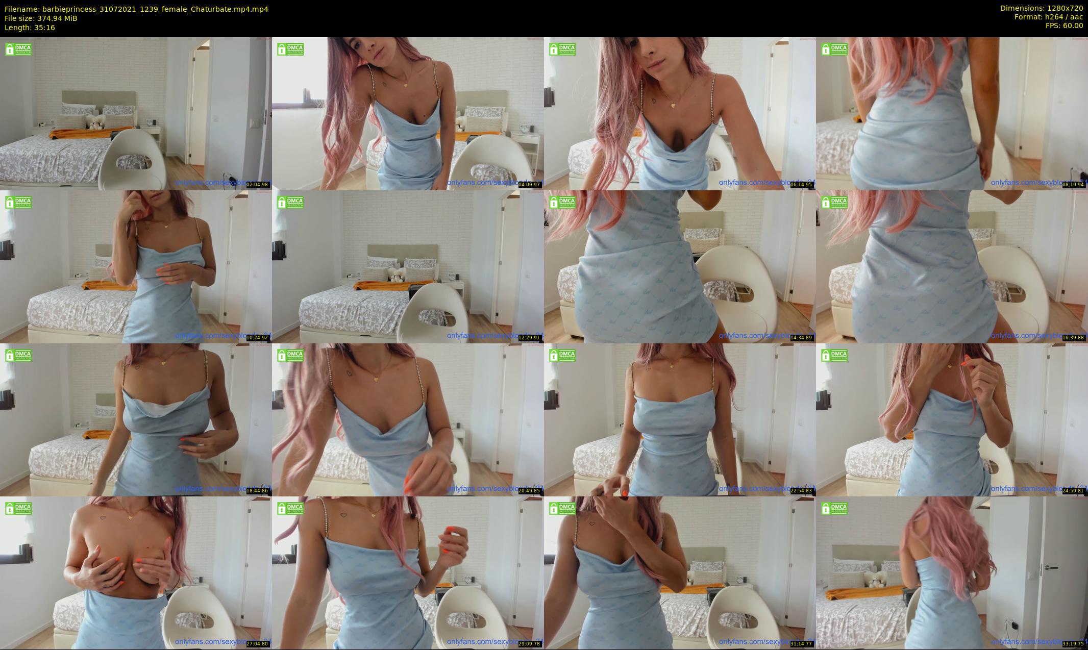 barbieprincess — 36 minute Chaturbate female cam show recording, 720p, Jul 31, 2021