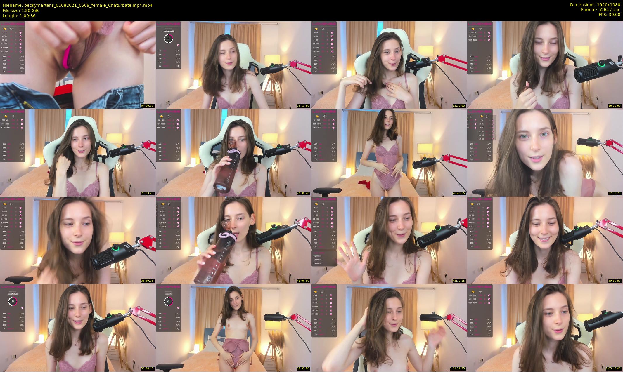 beckymartens — 70 minute Chaturbate female cam show recording, 1080p, Aug 1, 2021