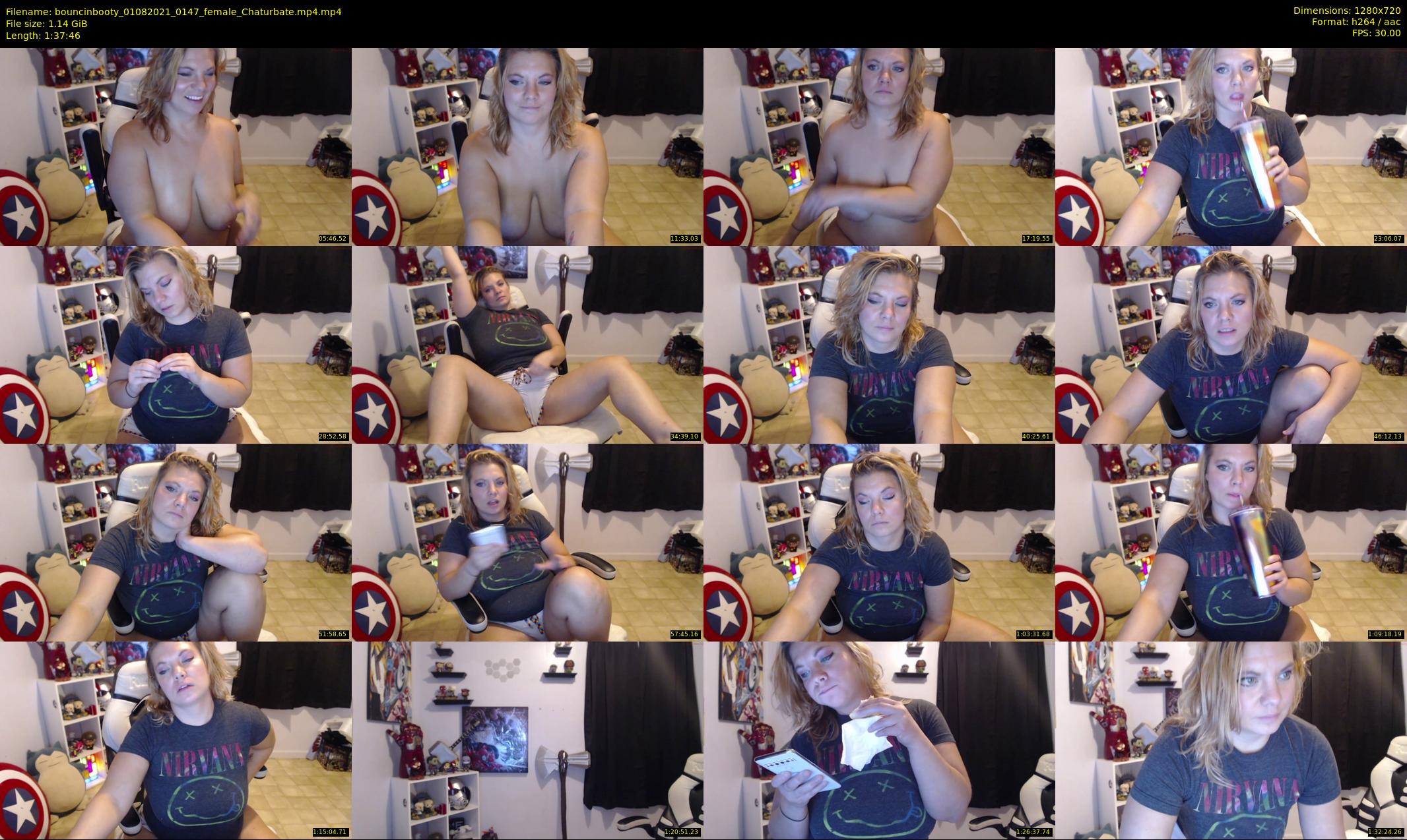 bouncinbooty — 98 minute Chaturbate female cam show recording, 720p, Aug 1, 2021