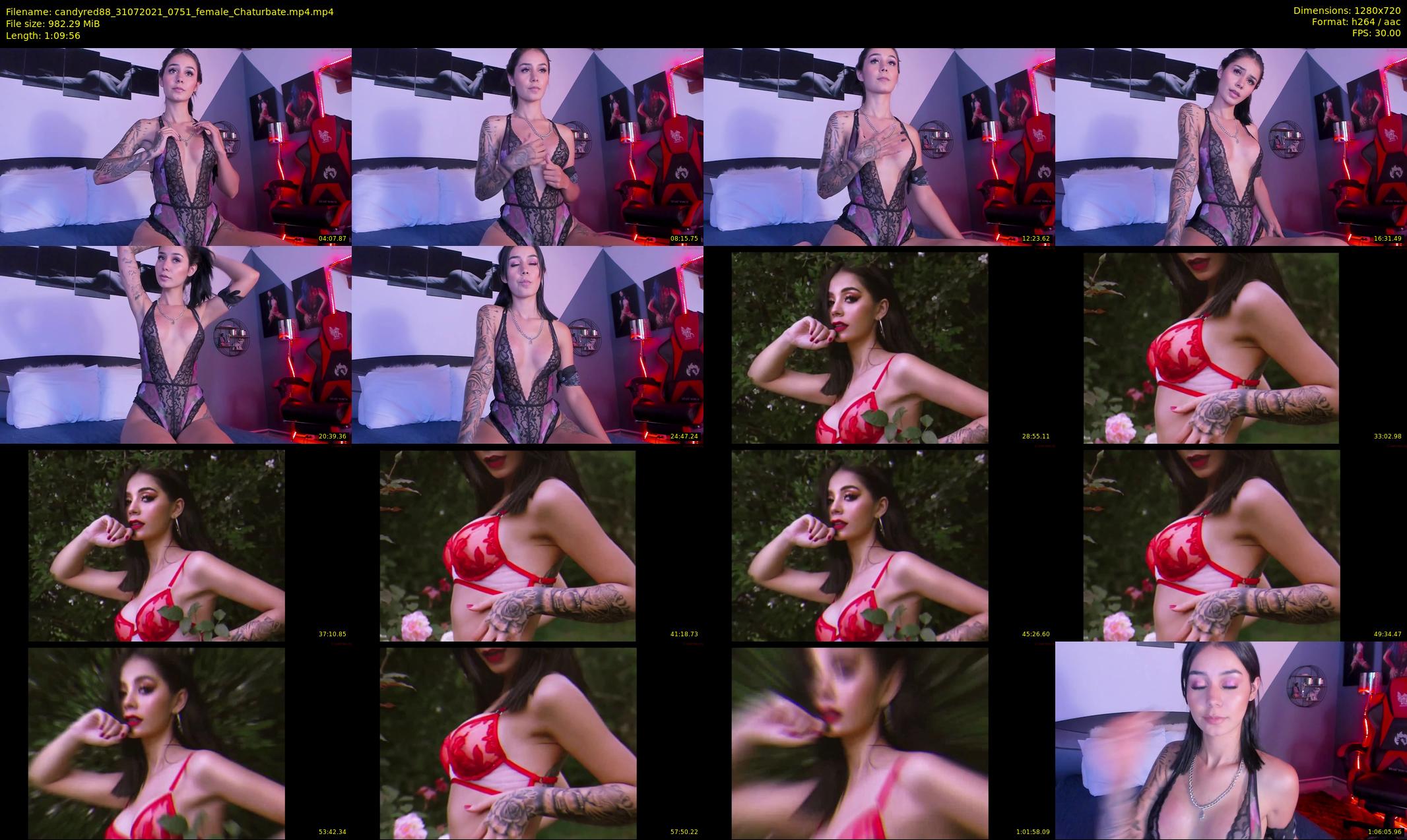candyred88 — 70 minute Chaturbate female cam show recording, 720p, Jul 31, 2021