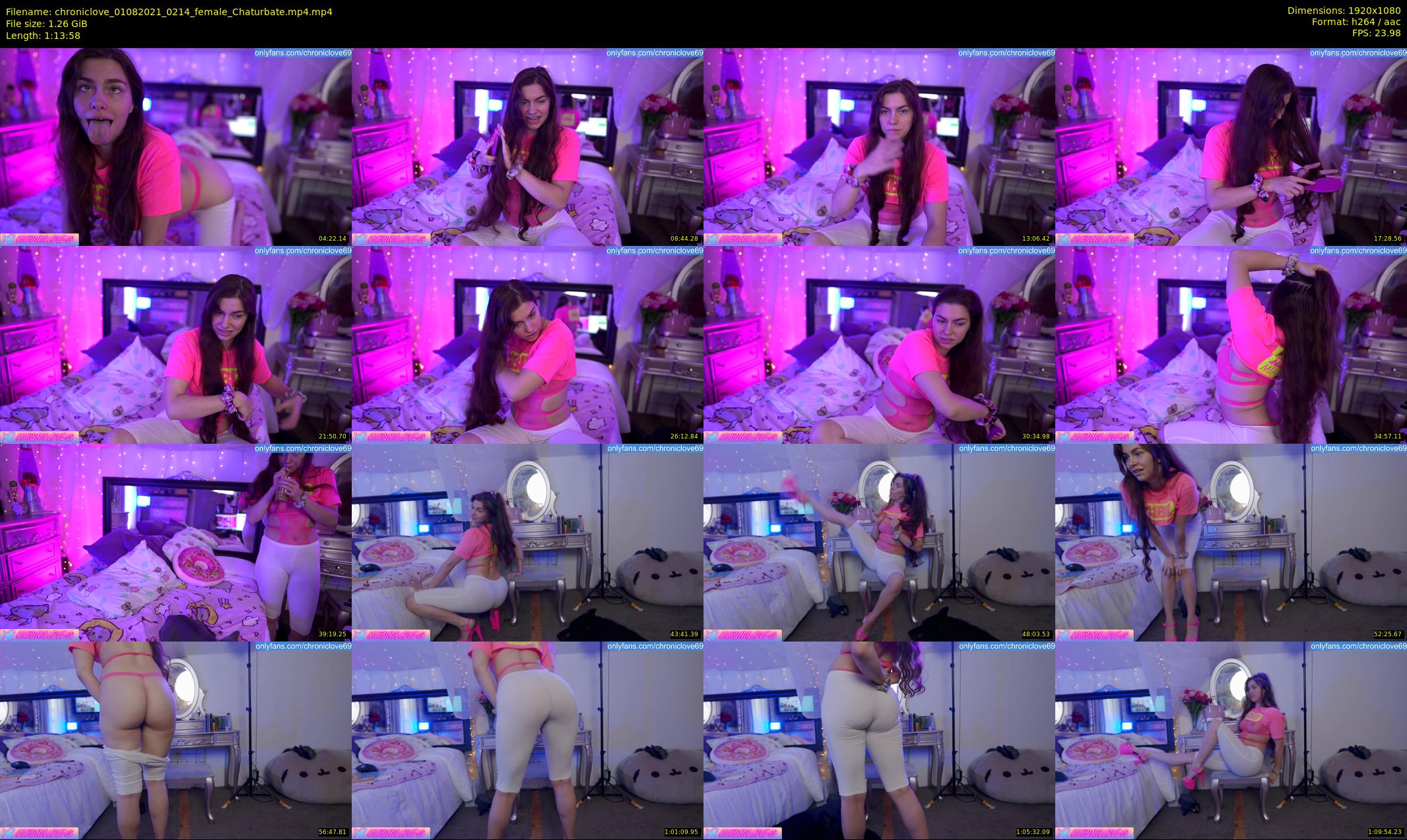 chroniclove — 74 minute Chaturbate female cam show recording, 1080p, Aug 1, 2021