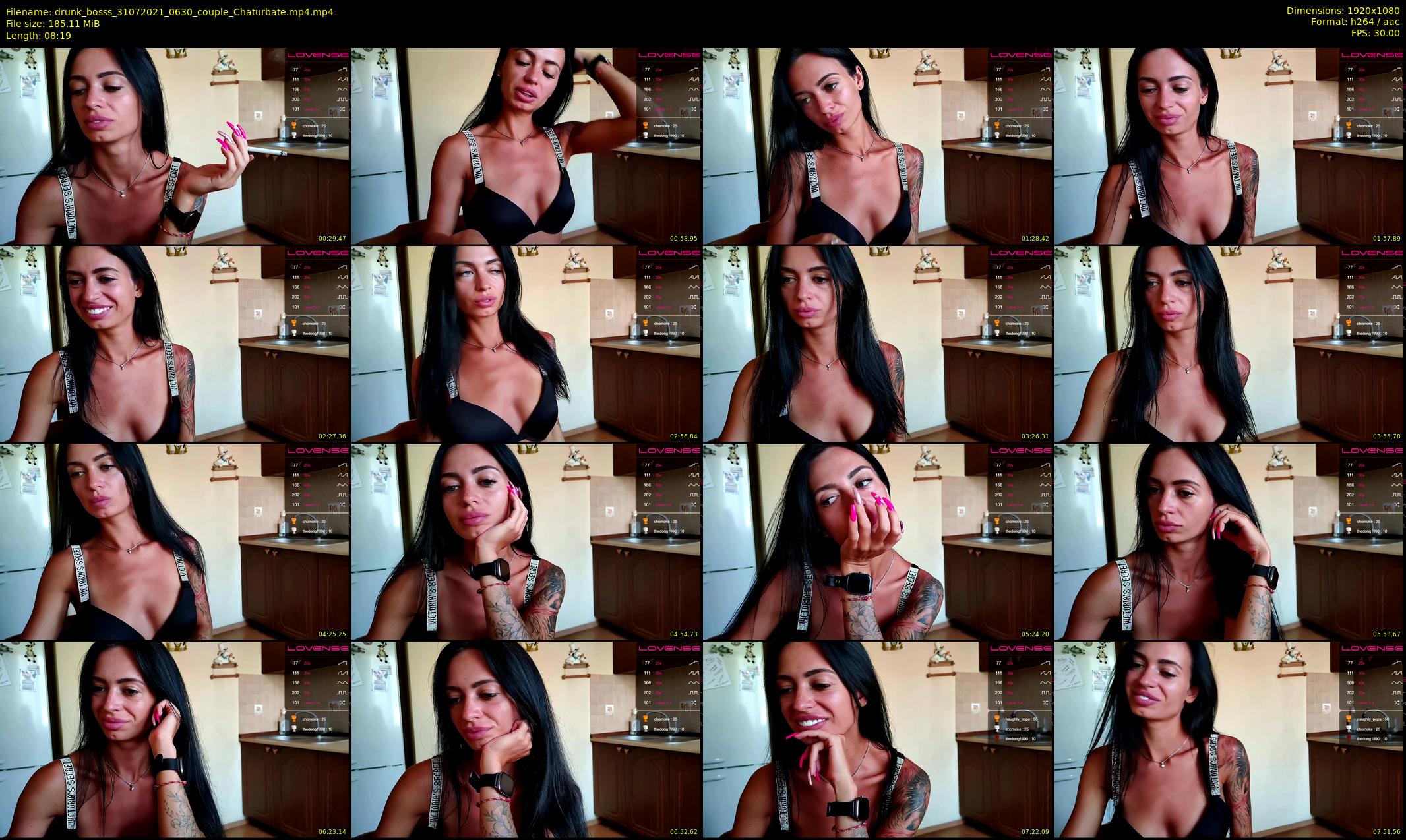 drunk_bosss — 9 minute Chaturbate couple cam show recording, 1080p, Jul 31, 2021