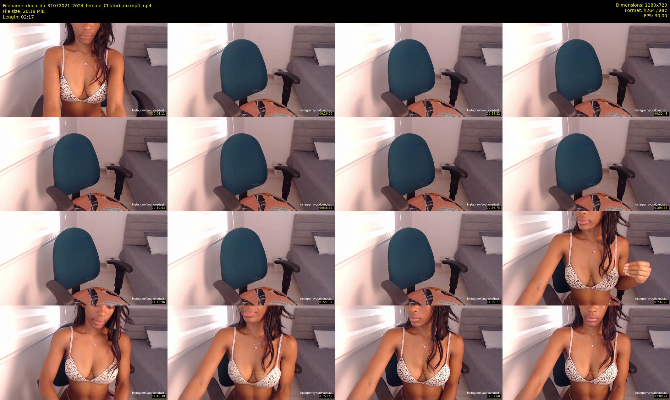 duna_du — 3 minute Chaturbate female cam show recording, 720p, Jul 31, 2021