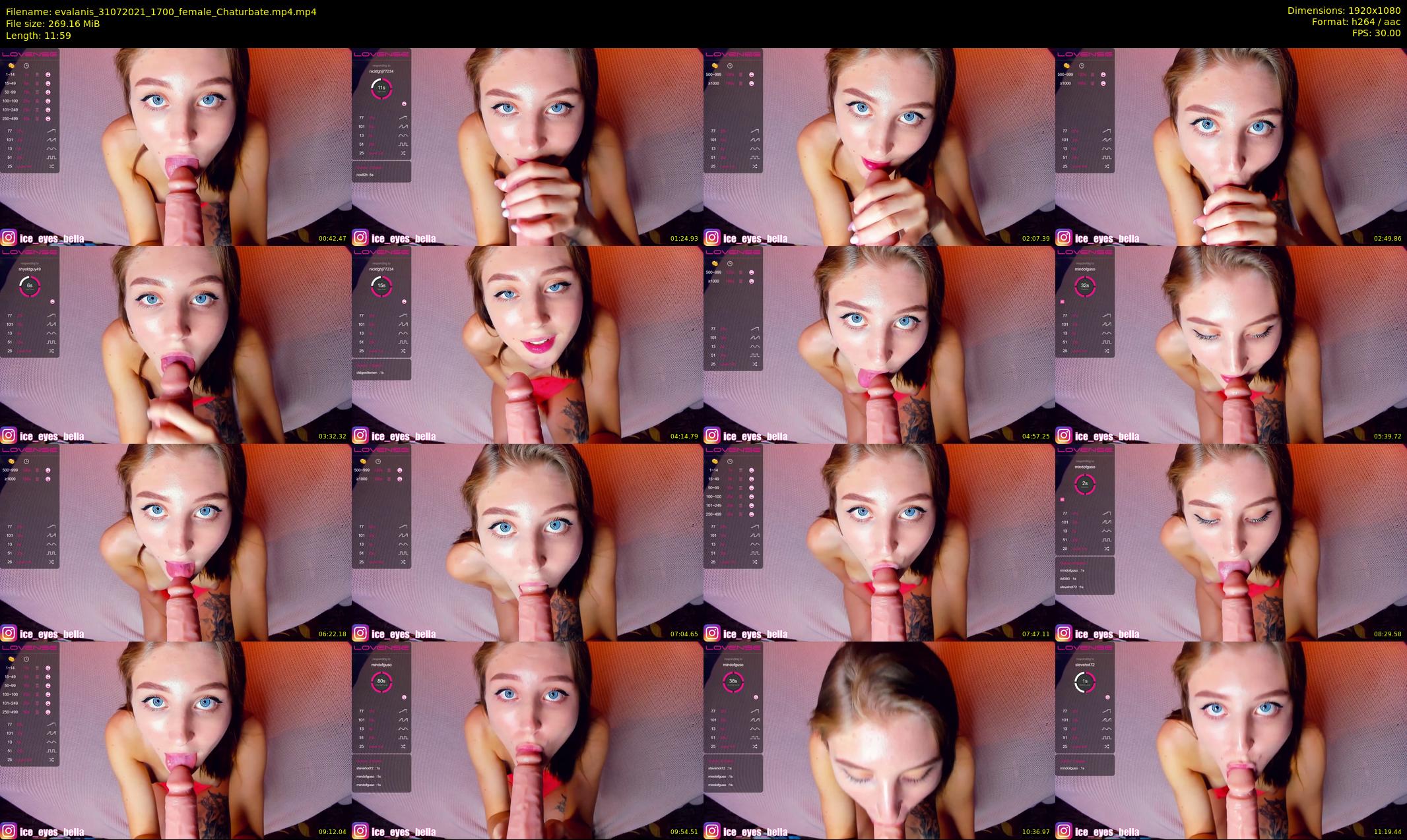 evalanis — 12 minute Chaturbate couple cam show recording, 1080p, Jul 31, 2021