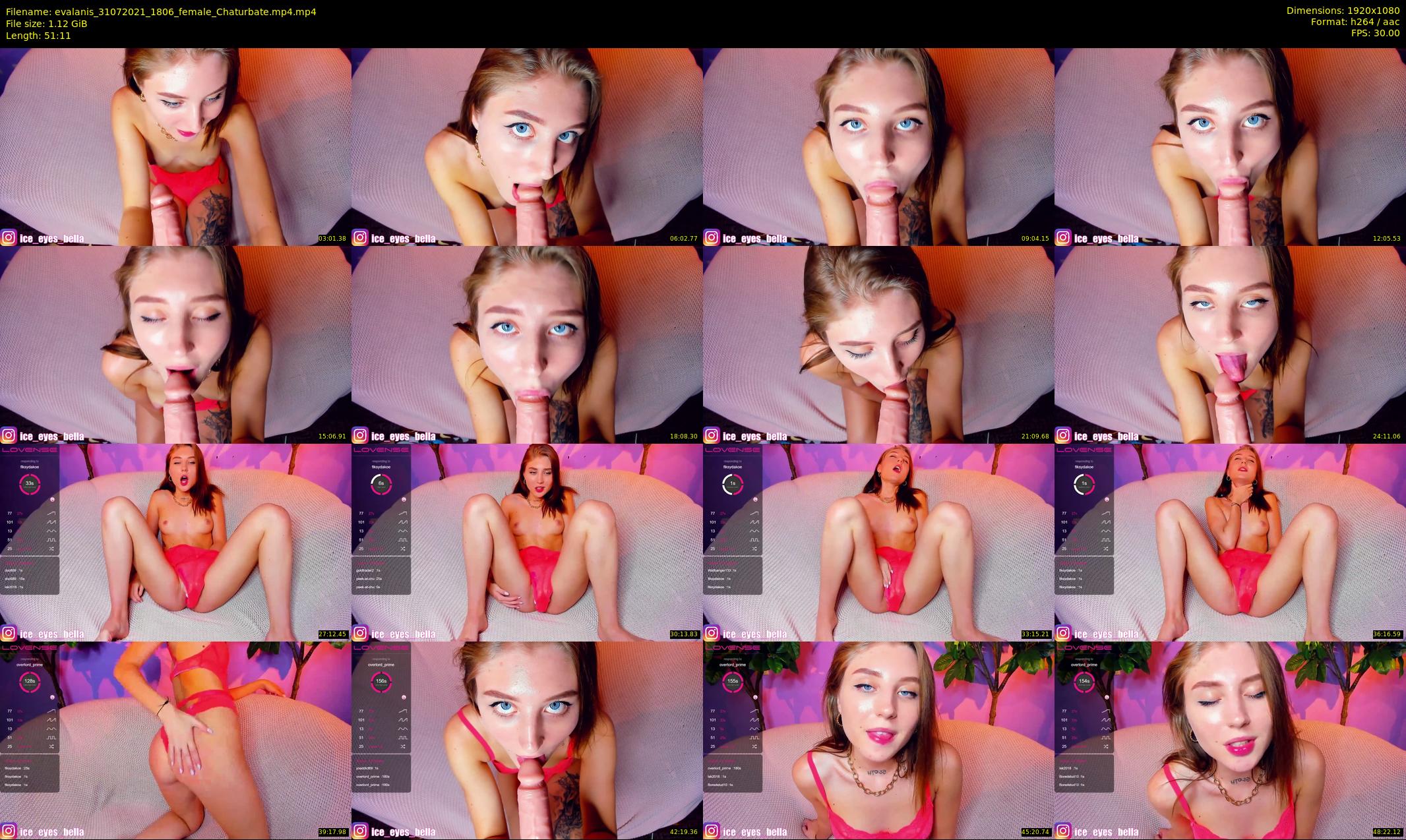 evalanis — 52 minute Chaturbate couple cam show recording, 1080p, Jul 31, 2021