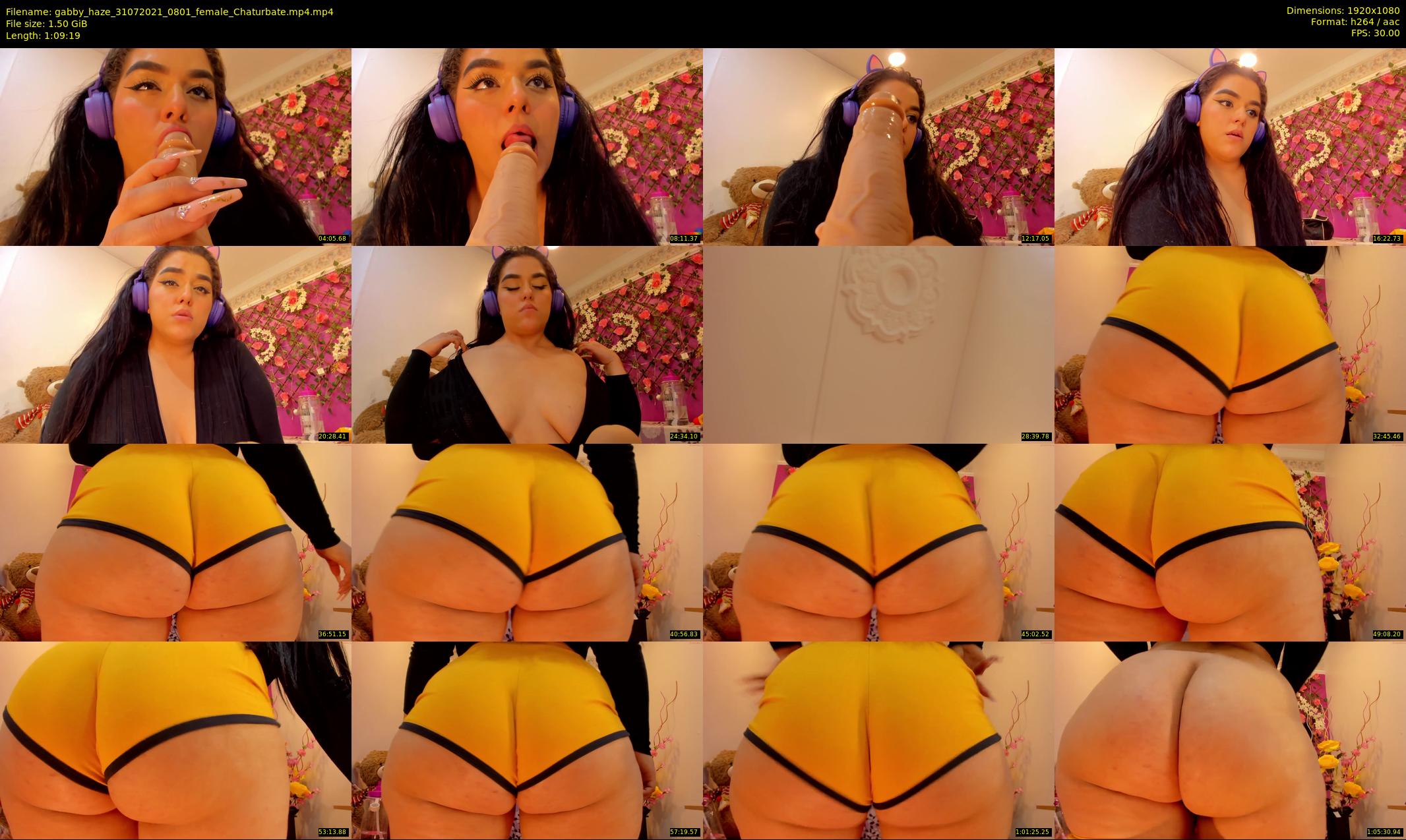 gabby_haze — 70 minute Chaturbate female cam show recording, 1080p, Jul 31, 2021
